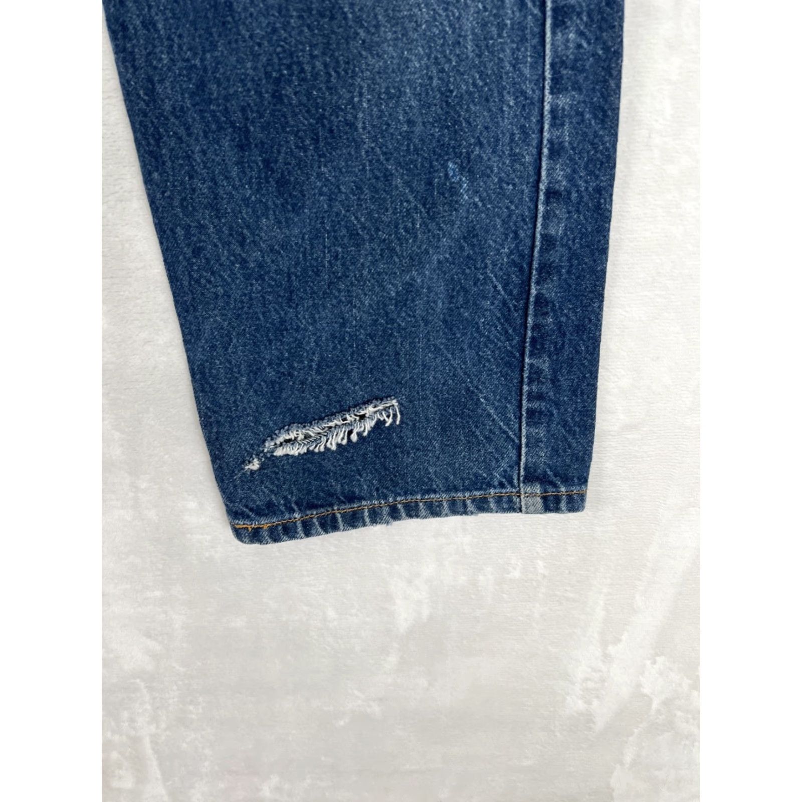 Levi's VINTAGE Levi’s 505 Jeans - 36x30 - Denim - Blue - Regular Fit - 5-Pocket - Zip - Mid Rise - Mexico - USA Theme - 90s - Men's Size US 36 / EU 52 - 4 Thumbnail