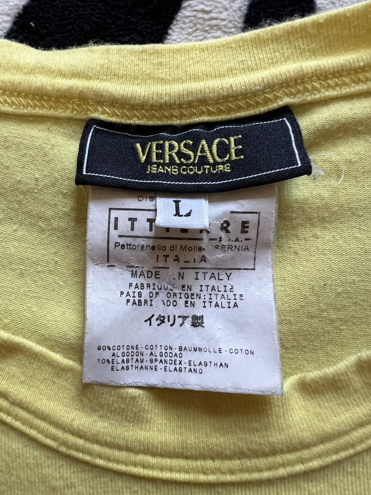 Versace × Versace Jeans Couture Versace Medusa Logo embroidered vintage luxury t-shirt Size US L / EU 52-54 / 3 - 5 Thumbnail