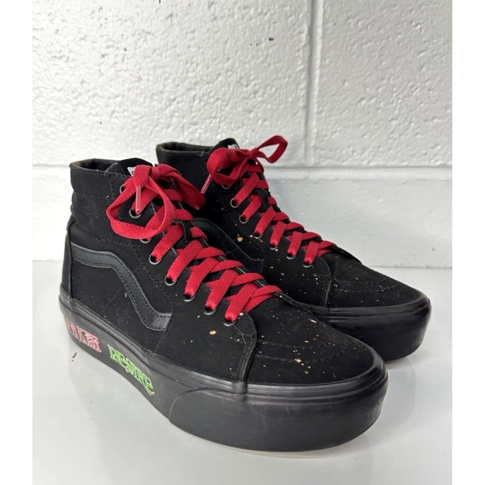 Vans VANS Sk8-Hi Tapered Morph Stackform Glow in the Dark Blackout Size 9.5 Women Sneakers Canvas Multicolor 90s Theme Womens Size US 10 / IT 40 - 2 Thumbnail