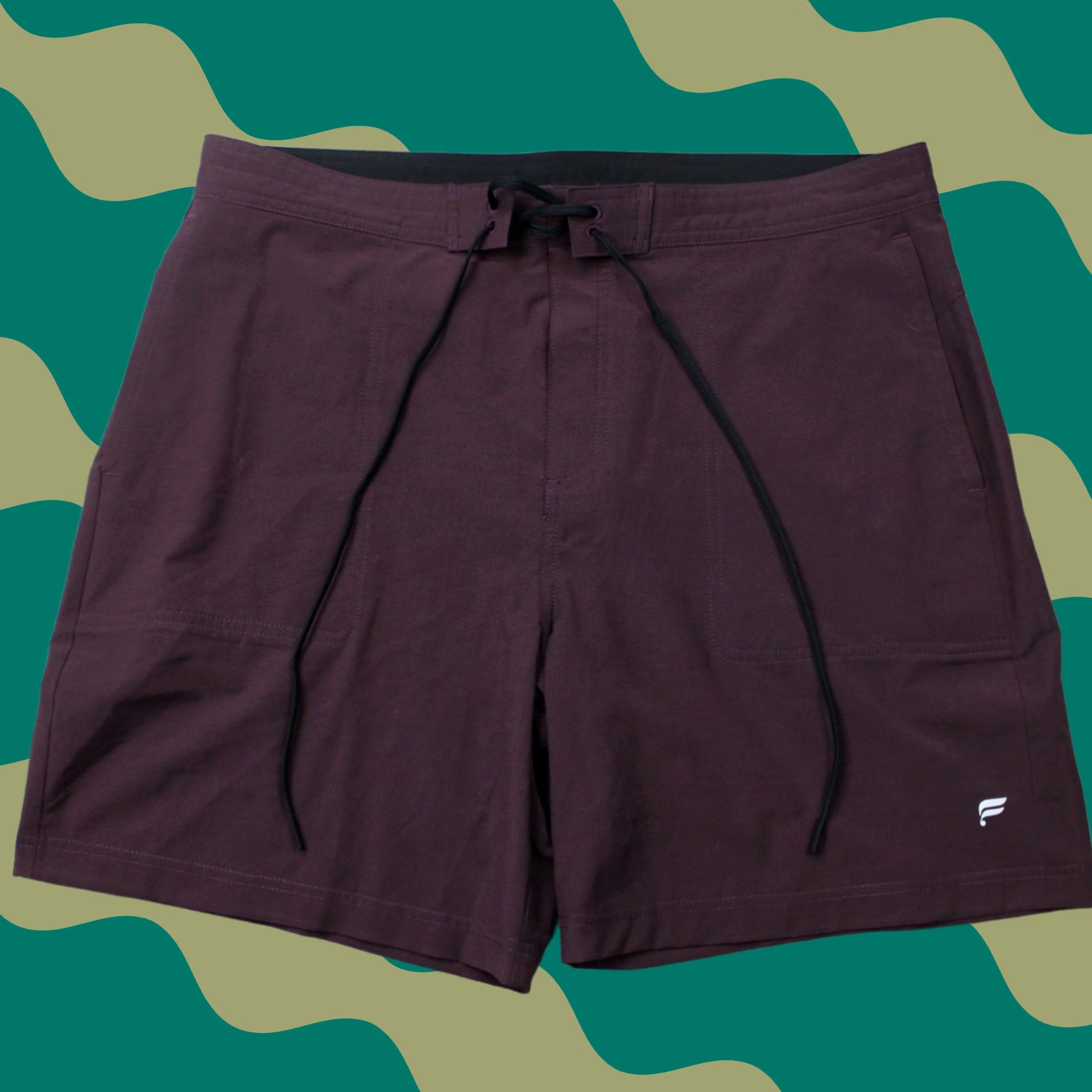 Fabletics Fabletics Board Shorts Mens 35 Purple 7" Drawstring Surfing 90s Trunks Size US 36 / EU 52 - 1 Thumbnail