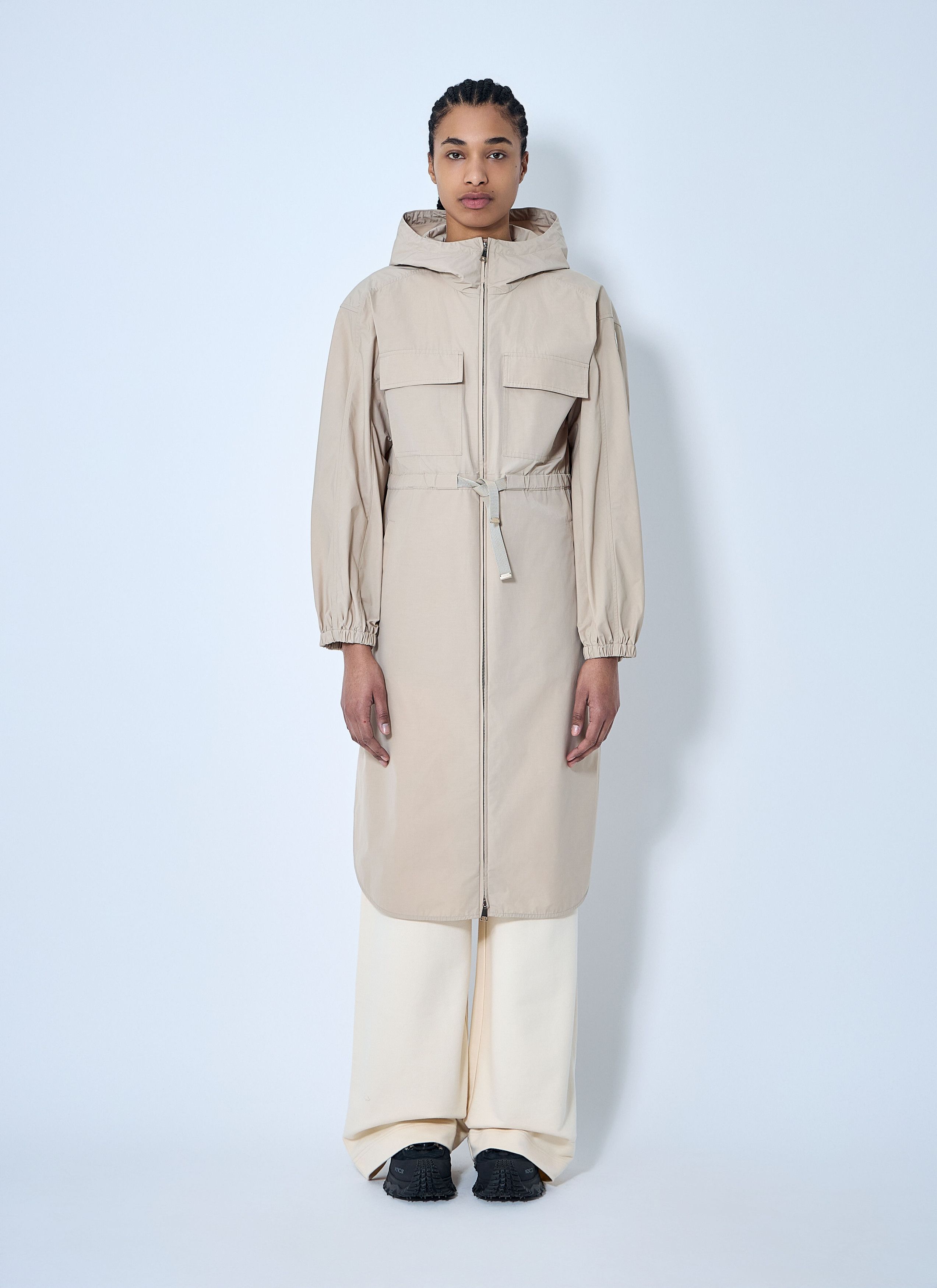 Moncler Peronne Long Parka Jacket Size M / US 6-8 / IT 42-44 - 1 Thumbnail