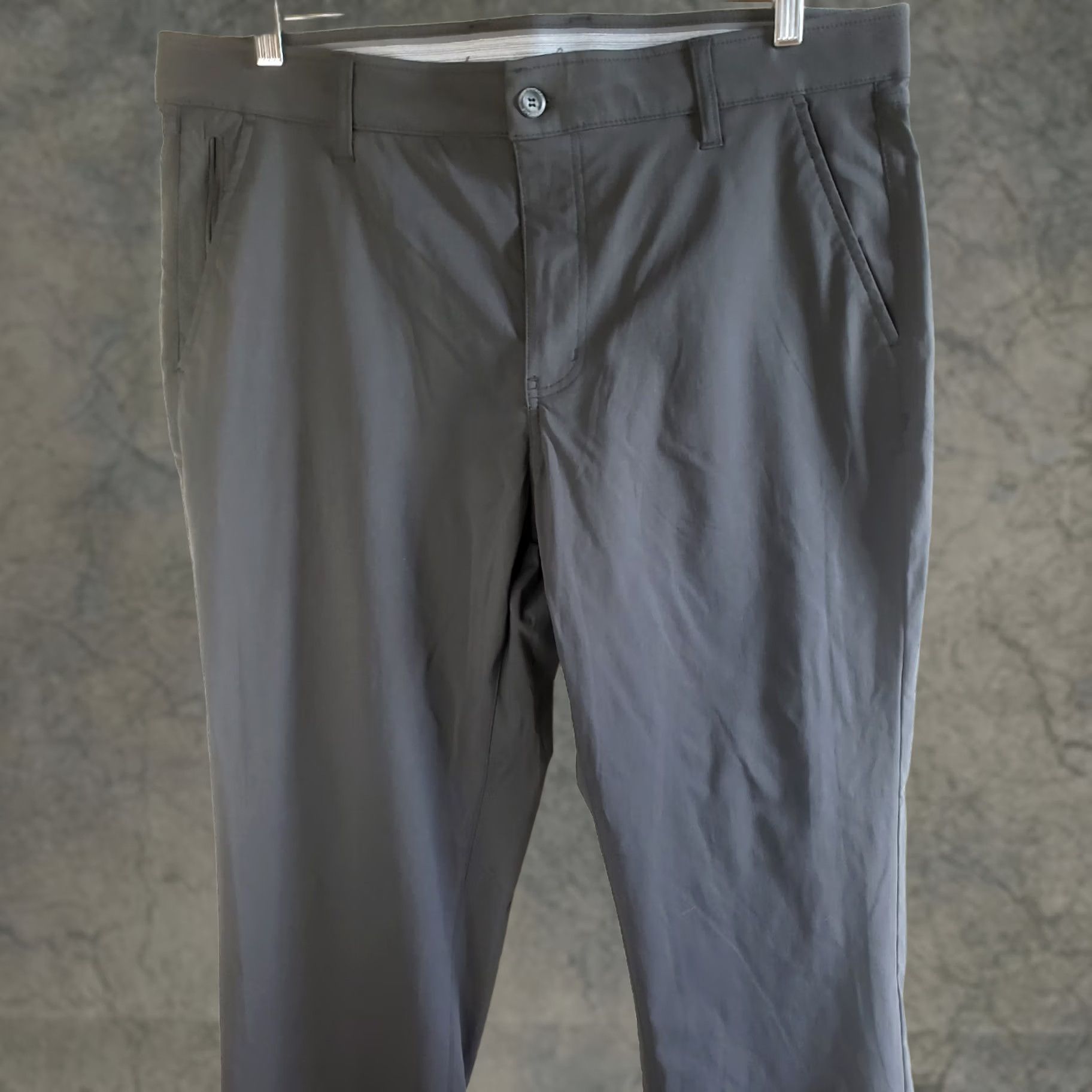 Weatherproof Weatherproof Vintage Pants Mens 36x30 Gray Nylon Spandex Straight Leg 5-Pocket Chino Outdoors Sun Decade? Size US 36 / EU 52 - 1 Thumbnail