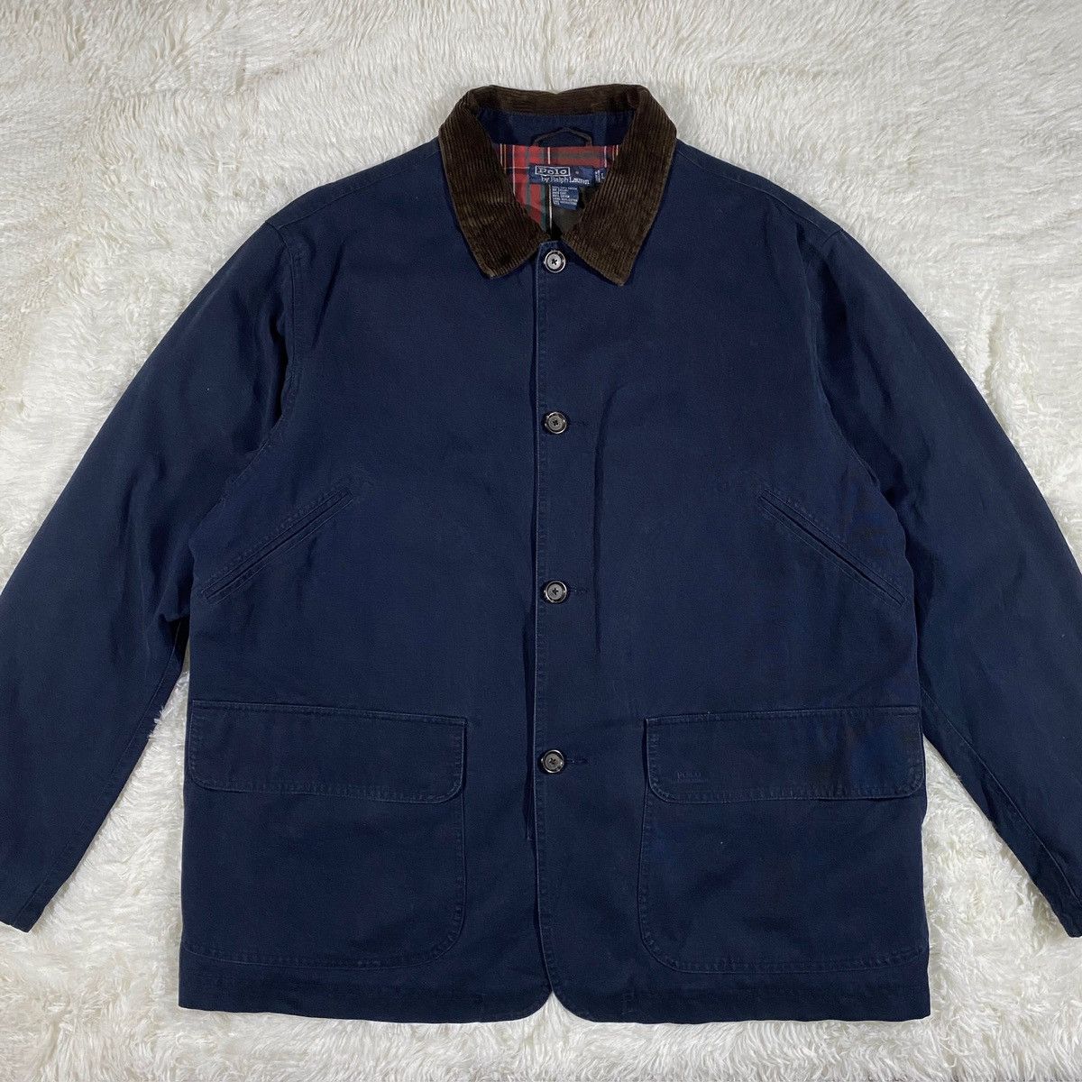 Polo Ralph Lauren × Vintage Ralph Lauren Navy Coat Size US L / EU 52-54 / 3 - 1 Thumbnail