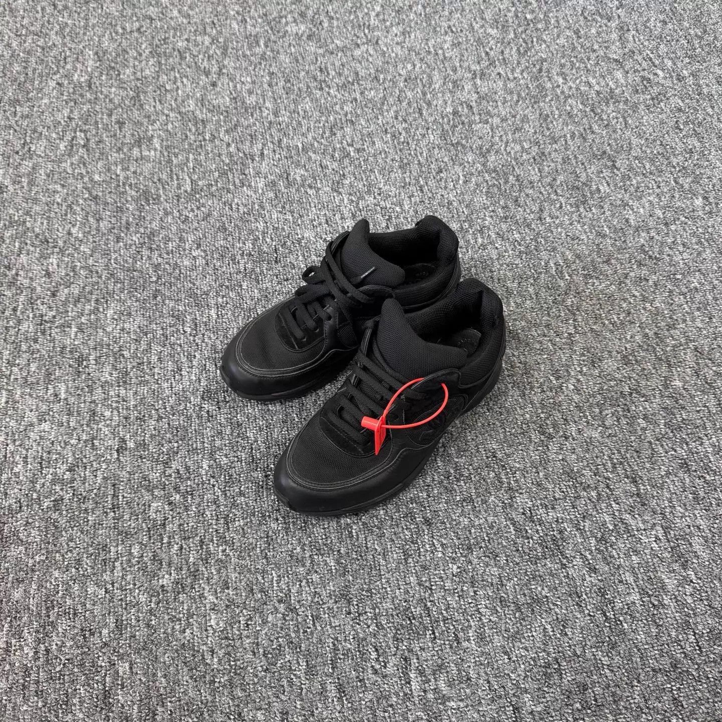 Chanel Chanel CC Black Samurai Sneakers 36.5 98 New Size US 6 / IT 36 - 2 Thumbnail