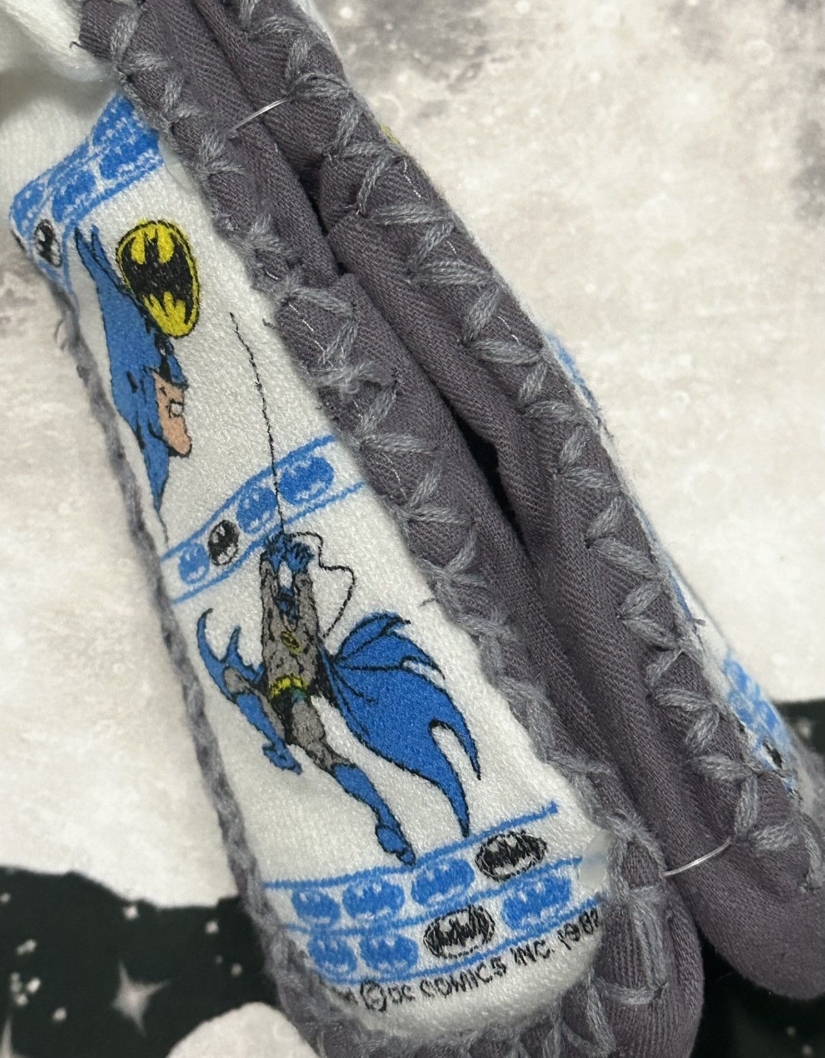 DC Comics DC Comics Batman Superhero Slipper Socks Size ONE SIZE - 4 Thumbnail