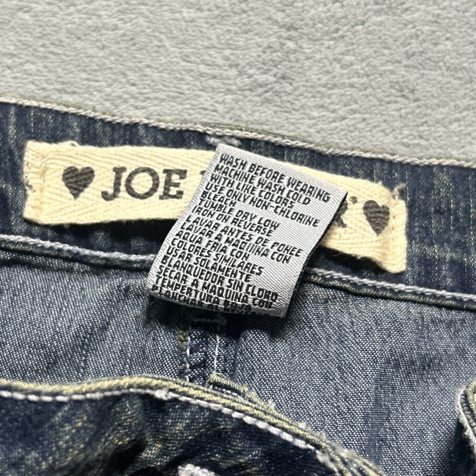 Joe Boxer Beyond Baggy Jeans Womens 21 42x33 Raw Hem Zip Sides Baggie Size US 42 / EU 58 - 9 Thumbnail