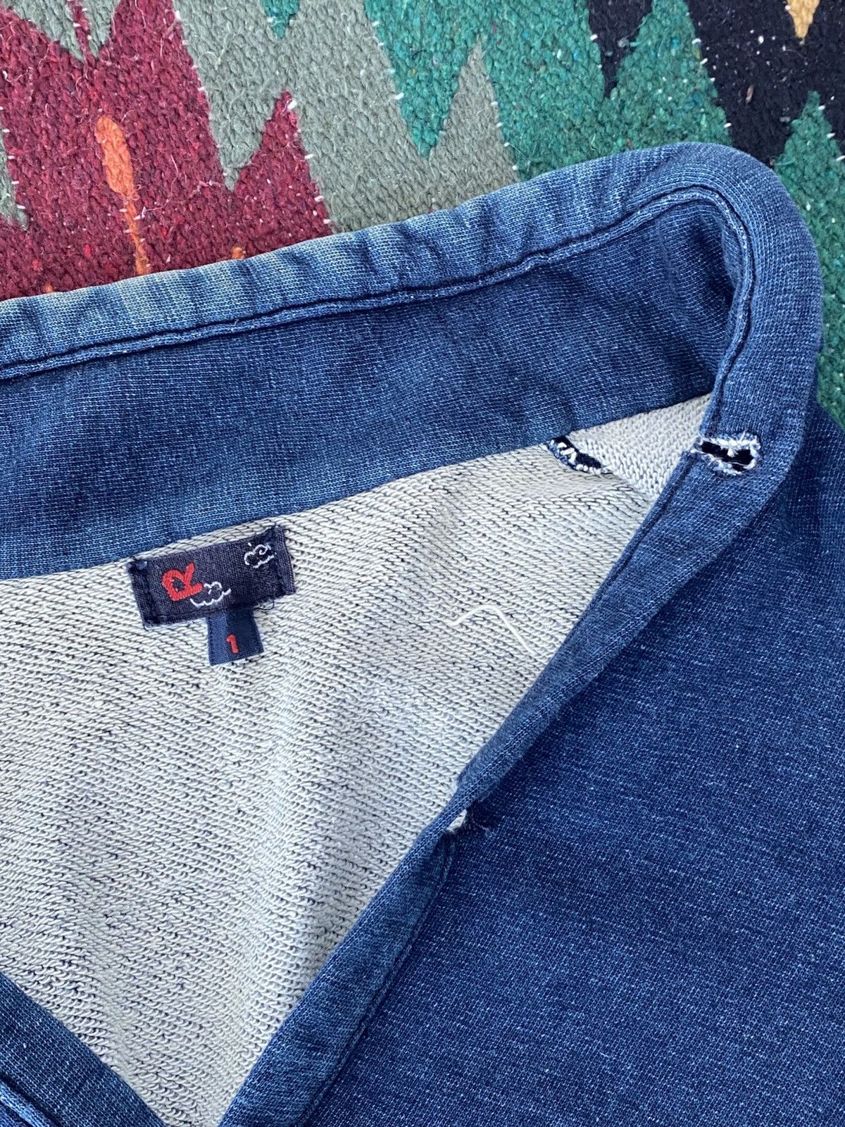 45rpm 45rpm Indigo Button Cardigan Jacket Japan Size US S / EU 44-46 / 1 - 12 Thumbnail