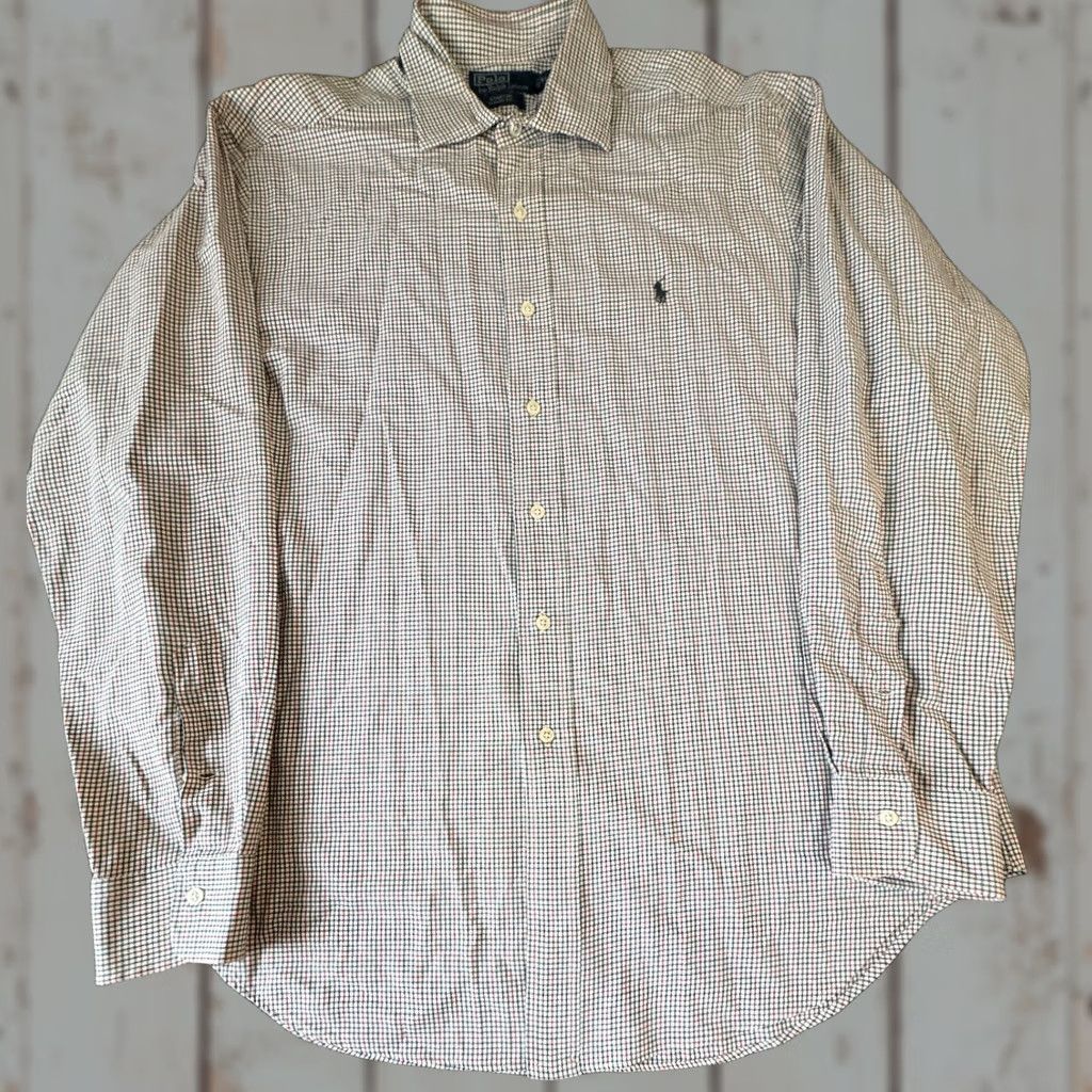 Polo Ralph Lauren Polo Ralph Lauren Shirt Polo Stanton Long Sleeve Button Down Men XL Plaid Multicolor Shirt Size US XL / EU 56 / 4 - 1 Thumbnail
