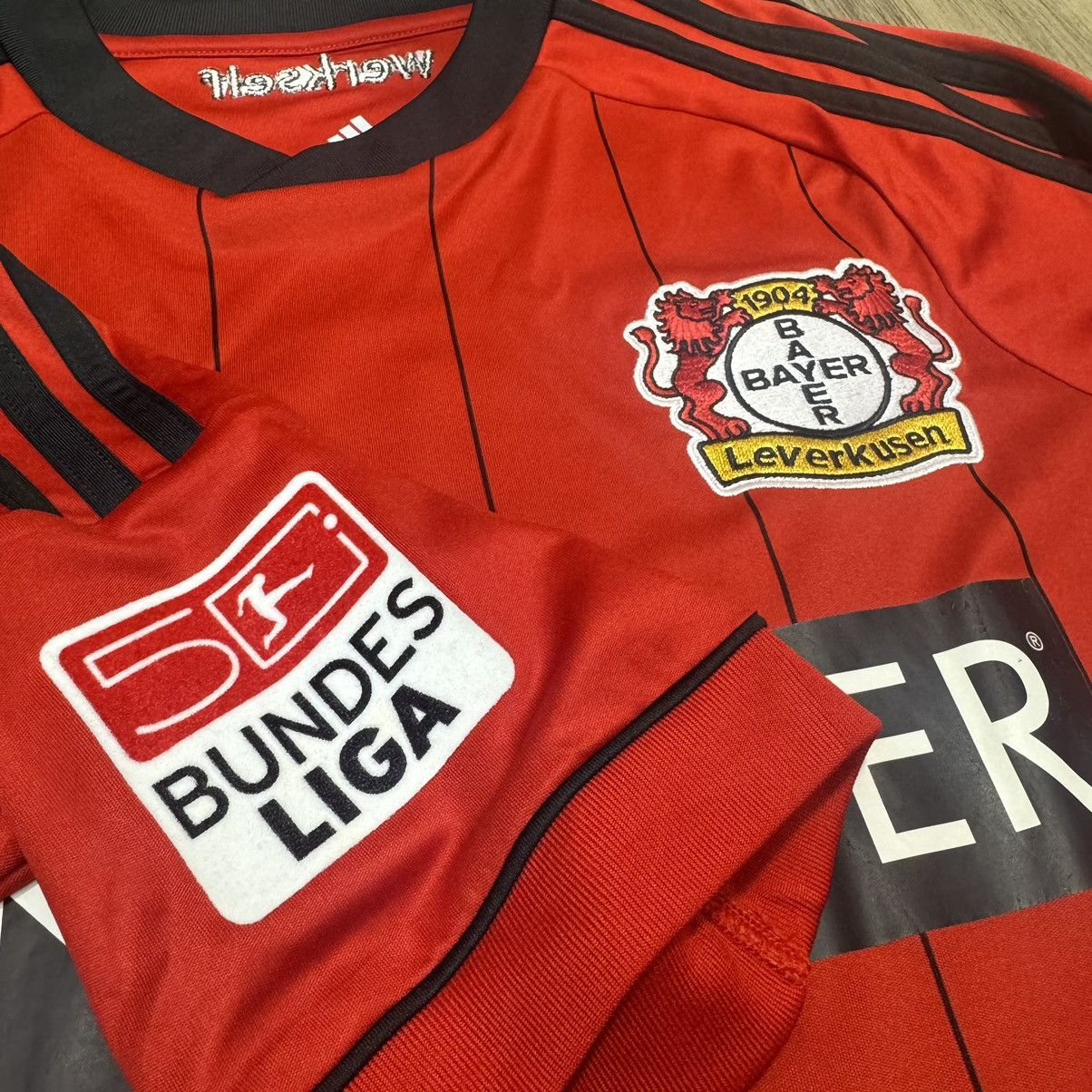 Adidas Leverkusen 12/13 home shirt #9 Schurrle Size US S / EU 44-46 / 1 - 7 Thumbnail