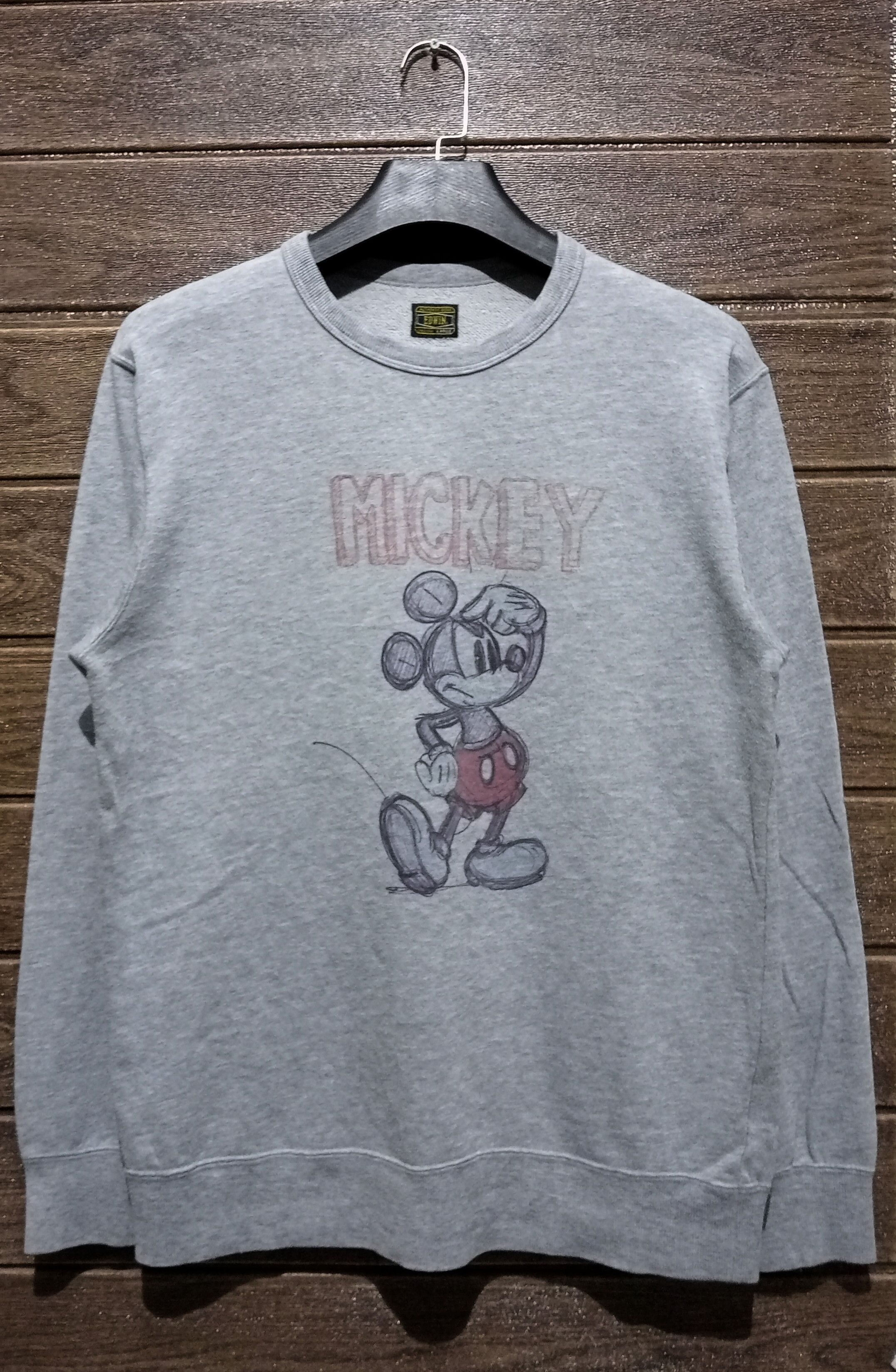 Edwin Vintage Edwin X Disney Mickey Mouse Crewneck Sweatshirt Size US L / EU 52-54 / 3 - 1 Thumbnail