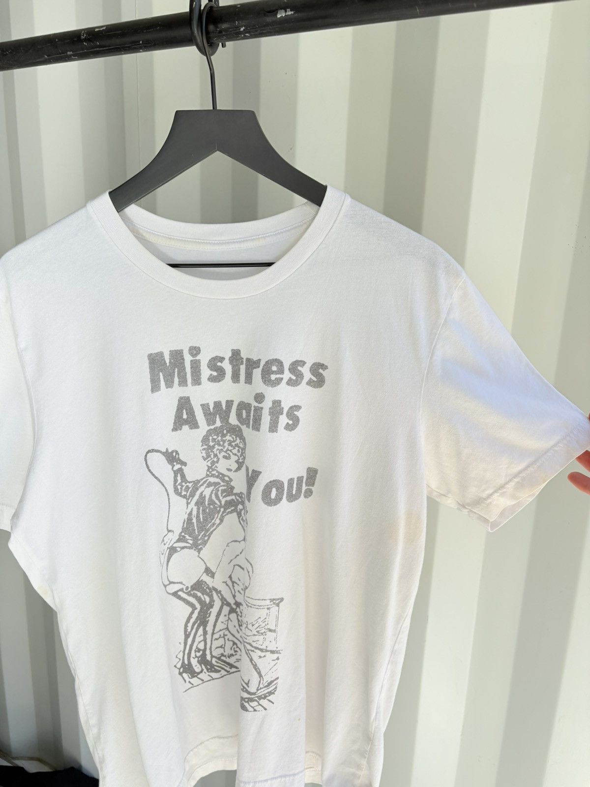 Vintage Thrashed Mistress Distressed Faded Shirt Band ERD Grunge Size US XL / EU 56 / 4 - 3 Thumbnail