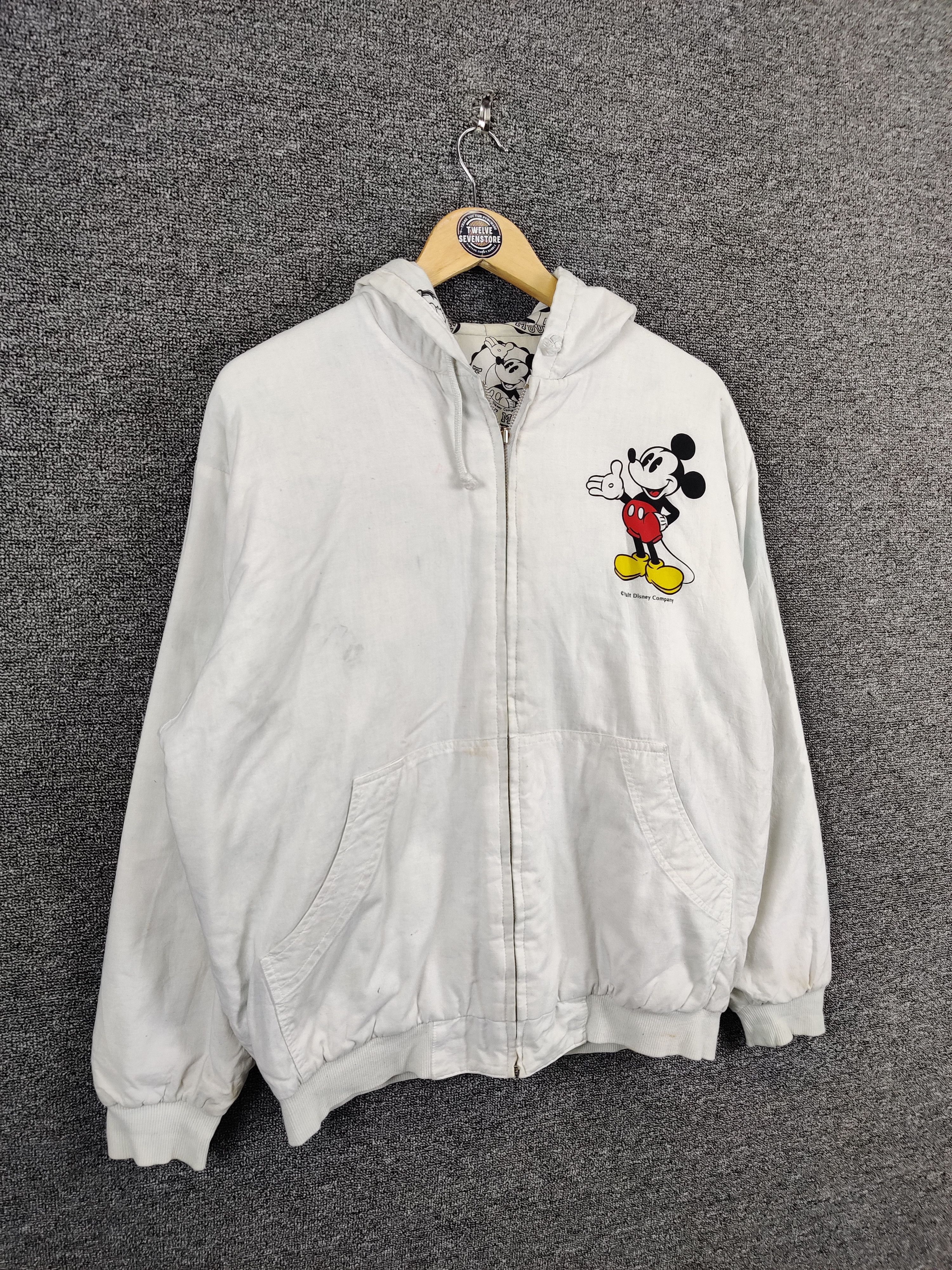 Disney Vintage 90s Tokyo Disneyland Mickey Mouse Bomber Jacket Size US L / EU 52-54 / 3 - 6 Thumbnail