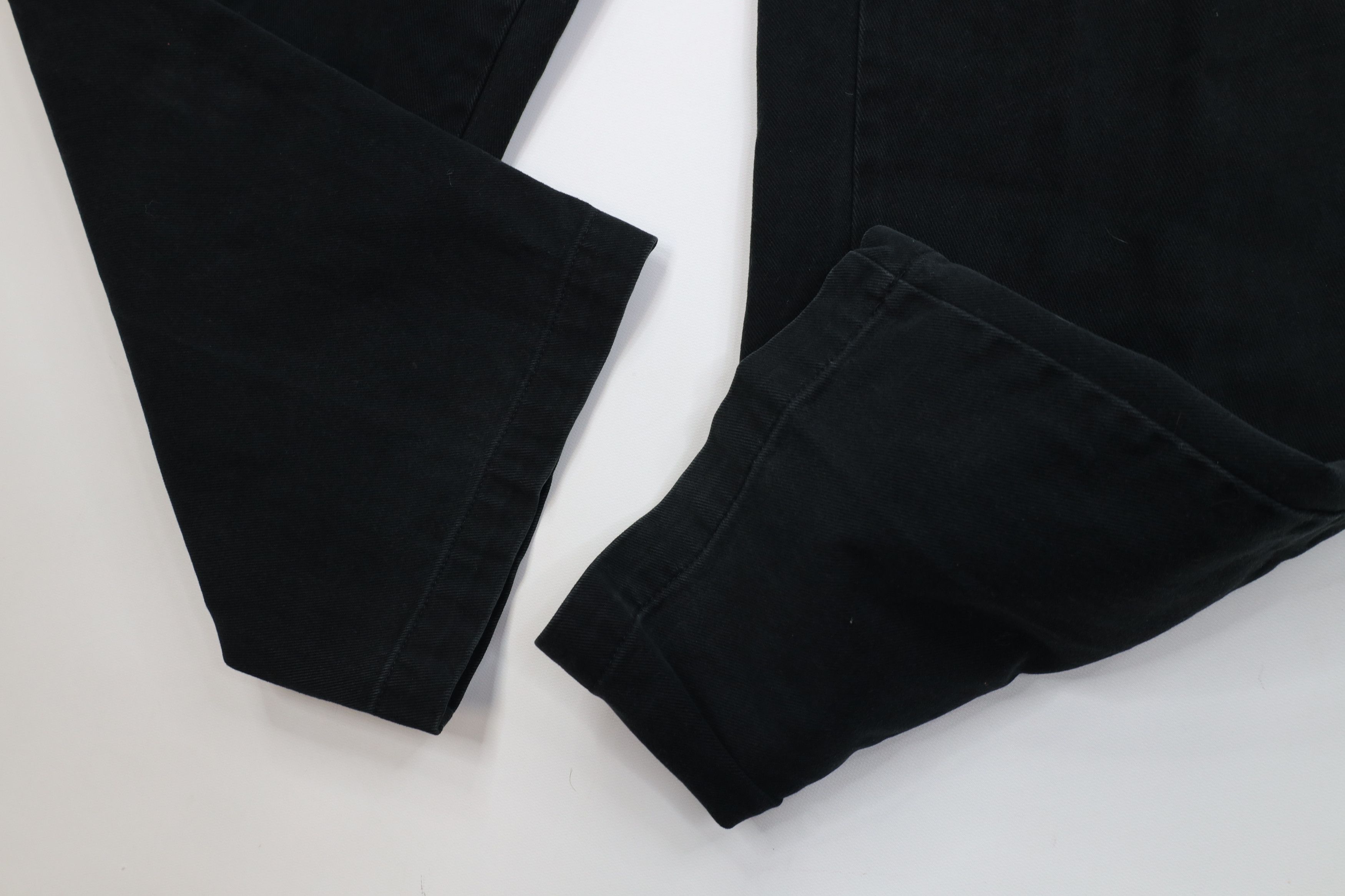 Vintage Vintage 90s Streetwear Wide Leg Twill Pants Trousers Black Size US 38 / EU 54 - 6 Thumbnail