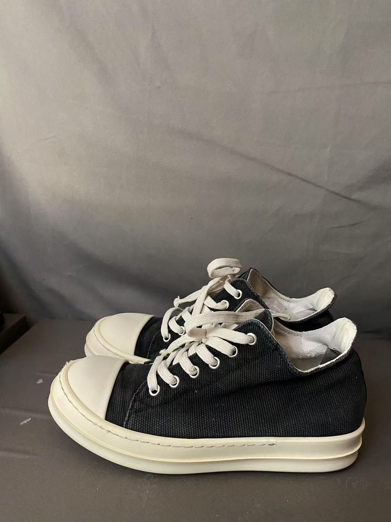 Rick Owens Rick Owens Canvas Yellow Lowtop Sneakers 37 Women Size US 6.5 / IT 36.5 - 1 Thumbnail