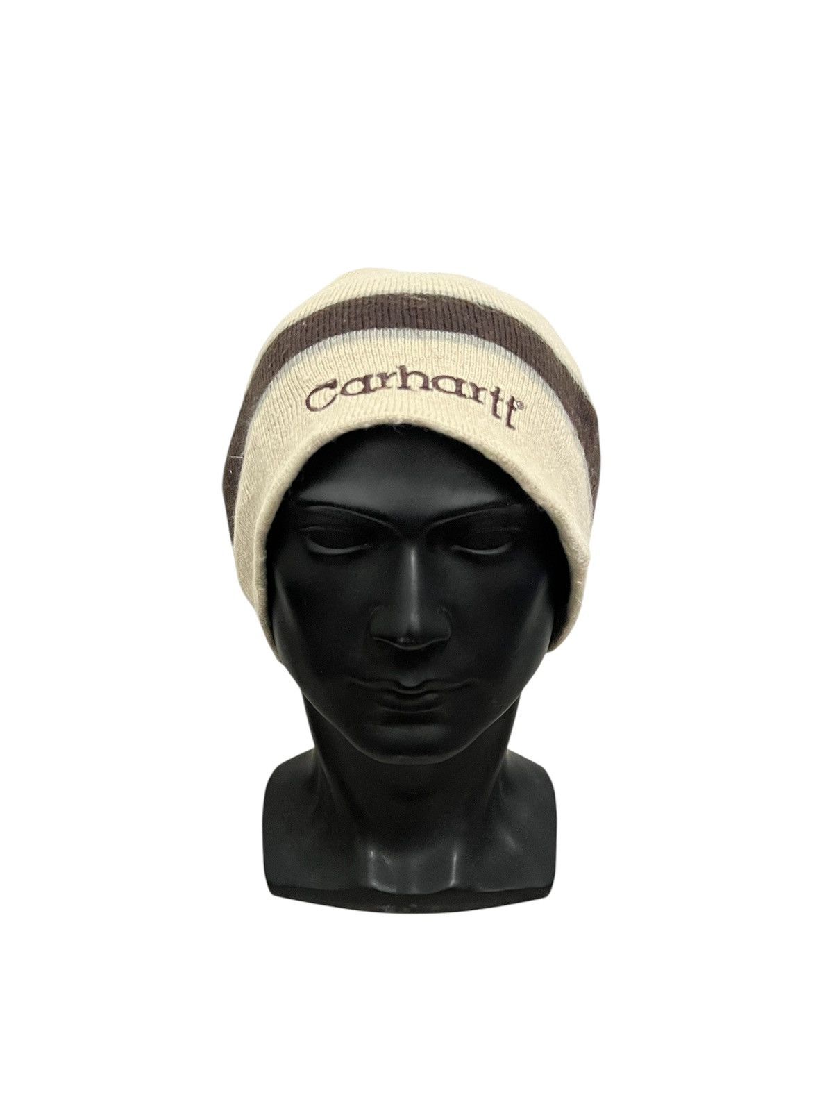 Carhartt Vintage Carhatt Spell Out Beanie Hat Size ONE SIZE - 1 Thumbnail