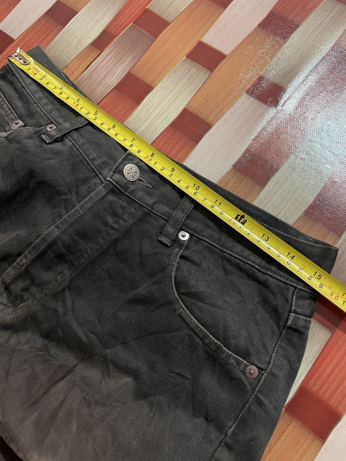 Designer Japanese Brand Inspired by Hysteric Glamour Bleach Design Size US 30 / EU 46 - 9 Thumbnail