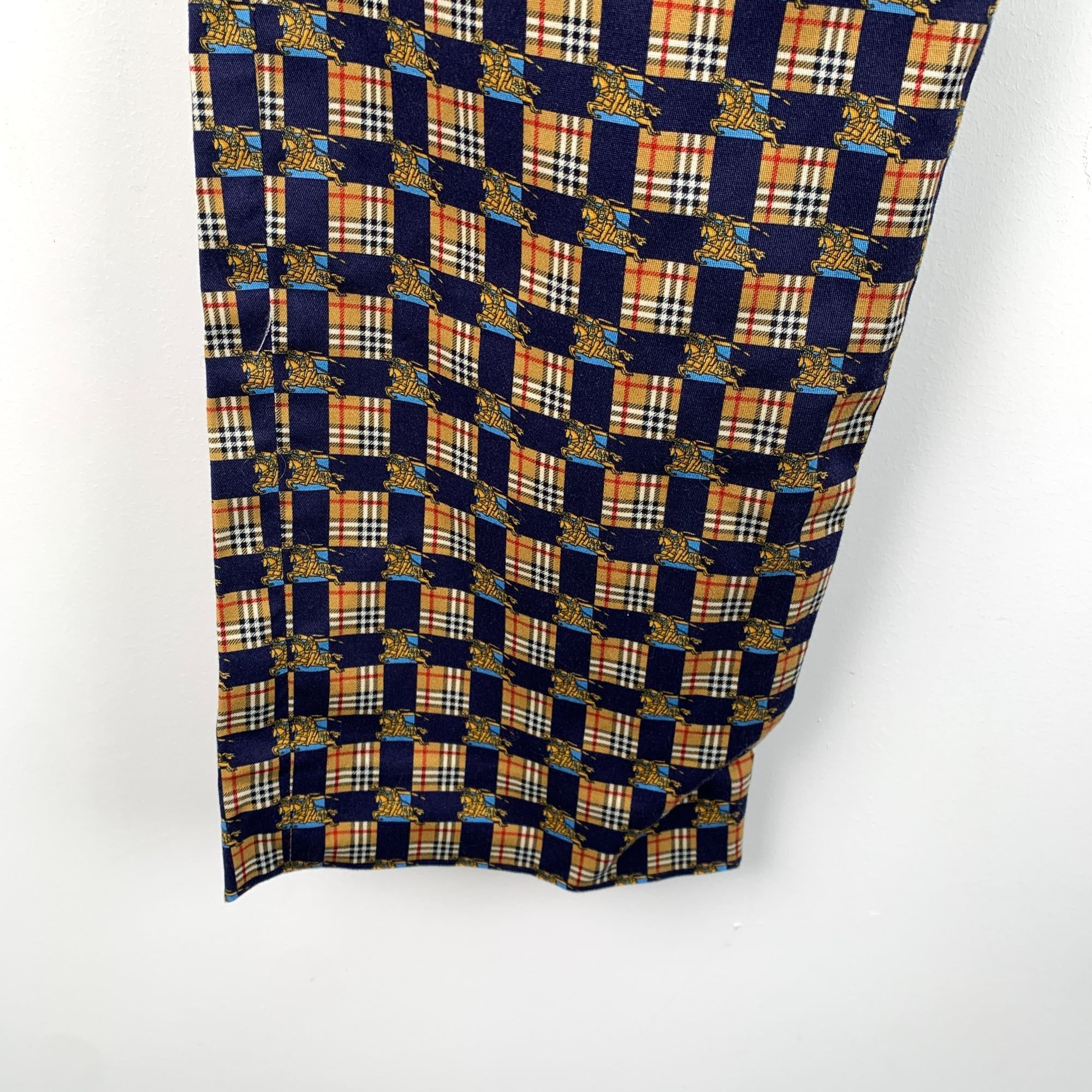 Burberry Burberry Womens Checkered Cotton Trousers UK 10 US 8 IT 42 B Size 30" / US 8 / IT 44 - 4 Thumbnail