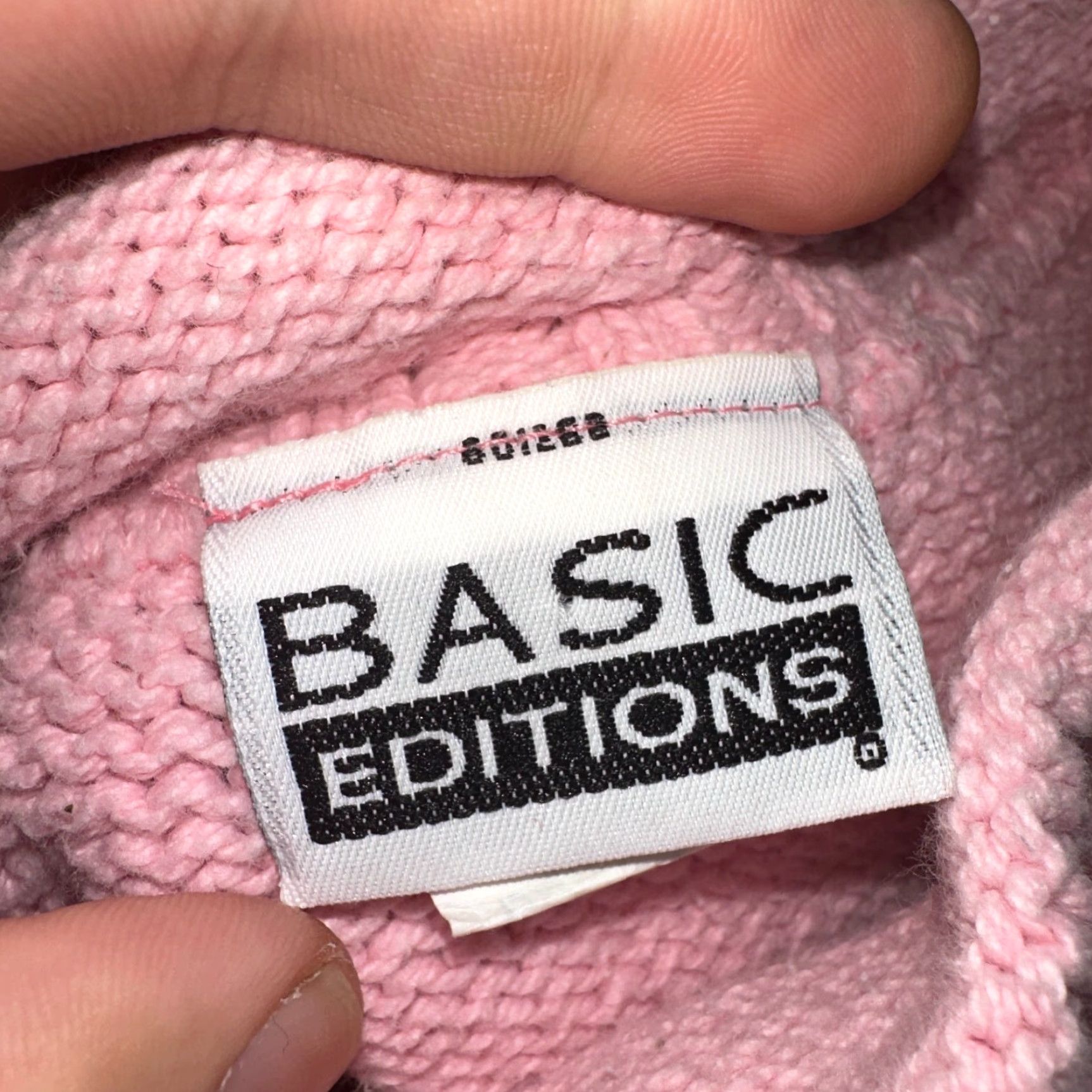 Basic Editions Basic Editions Women's Sweater Pink 100% Cotton Casual Christmas Winter Jacket Size M / US 6-8 / IT 42-44 - 6 Thumbnail