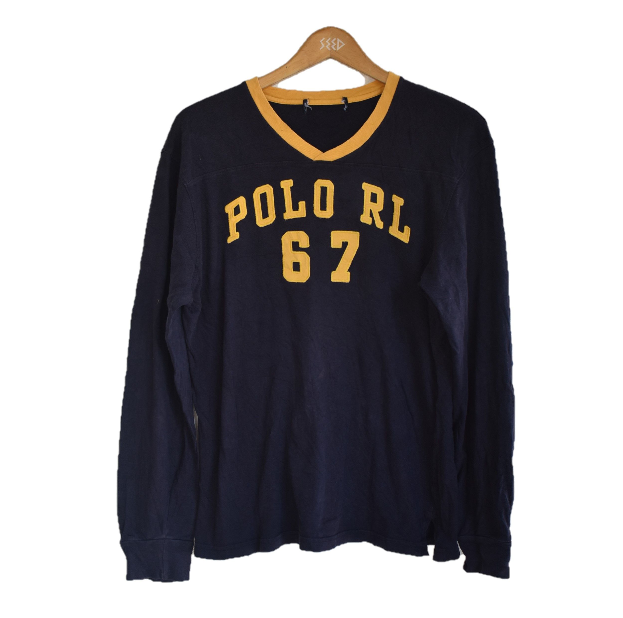 Polo Ralph Lauren × Vintage Vintage Polo RL-67 Jeans Co Crewneck Size US M / EU 48-50 / 2 - 1 Thumbnail