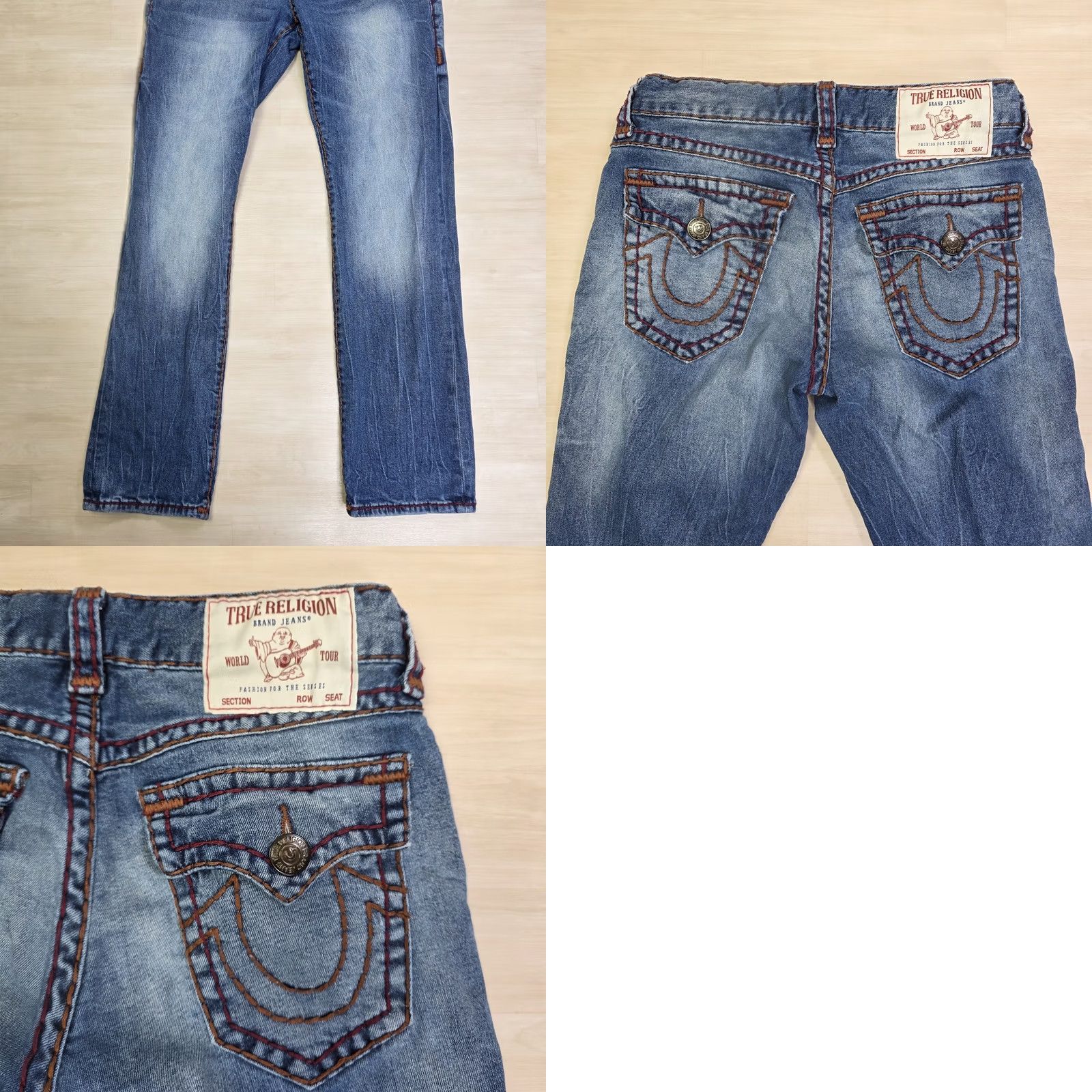 True Religion True Religion Ricky Super T Jeans USA Size 31 Blue Dark Mens Size US 31 - 9 Thumbnail