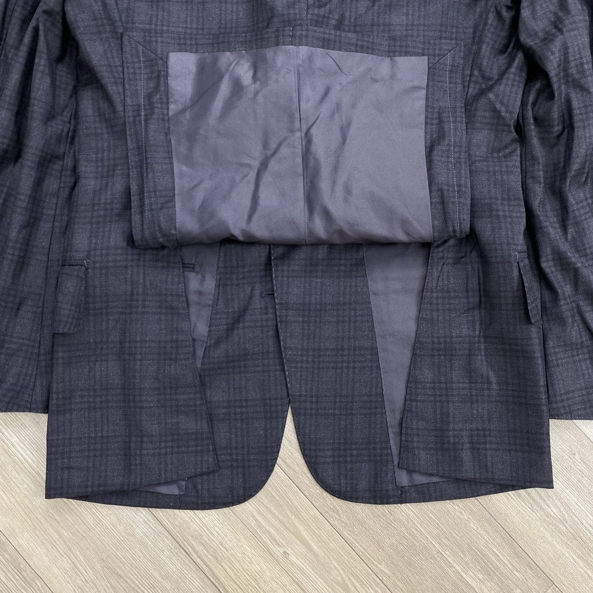 Tom Ford Vintage Tom Ford Shelton Plaid Patterned Wool Blazer Jacket Size 46R - 17 Thumbnail