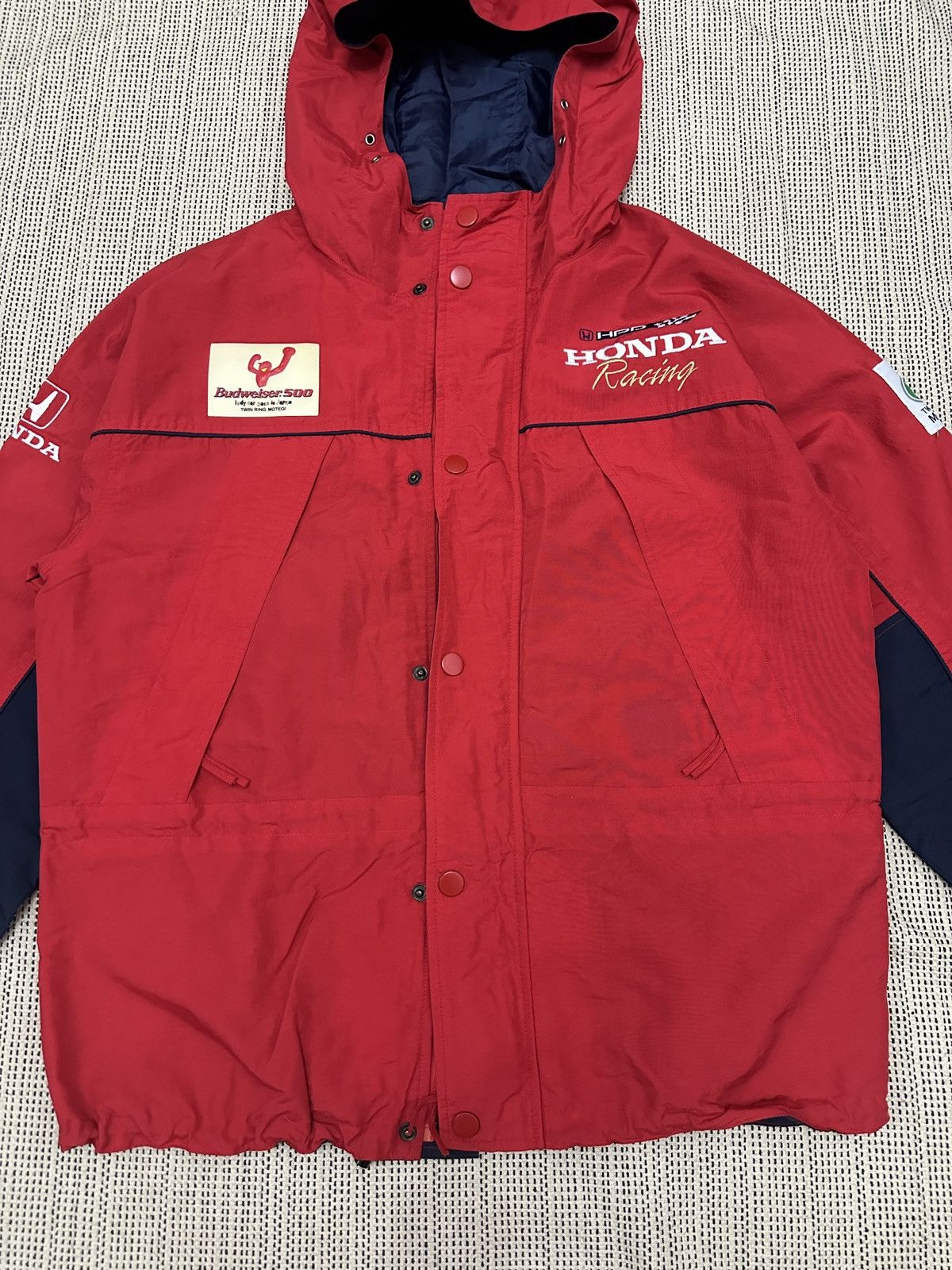 Honda 🔥🔥🔥Vtg Honda Nascar Indy Car Japan Hoodie Jacket Size US XL / EU 56 / 4 - 15 Thumbnail