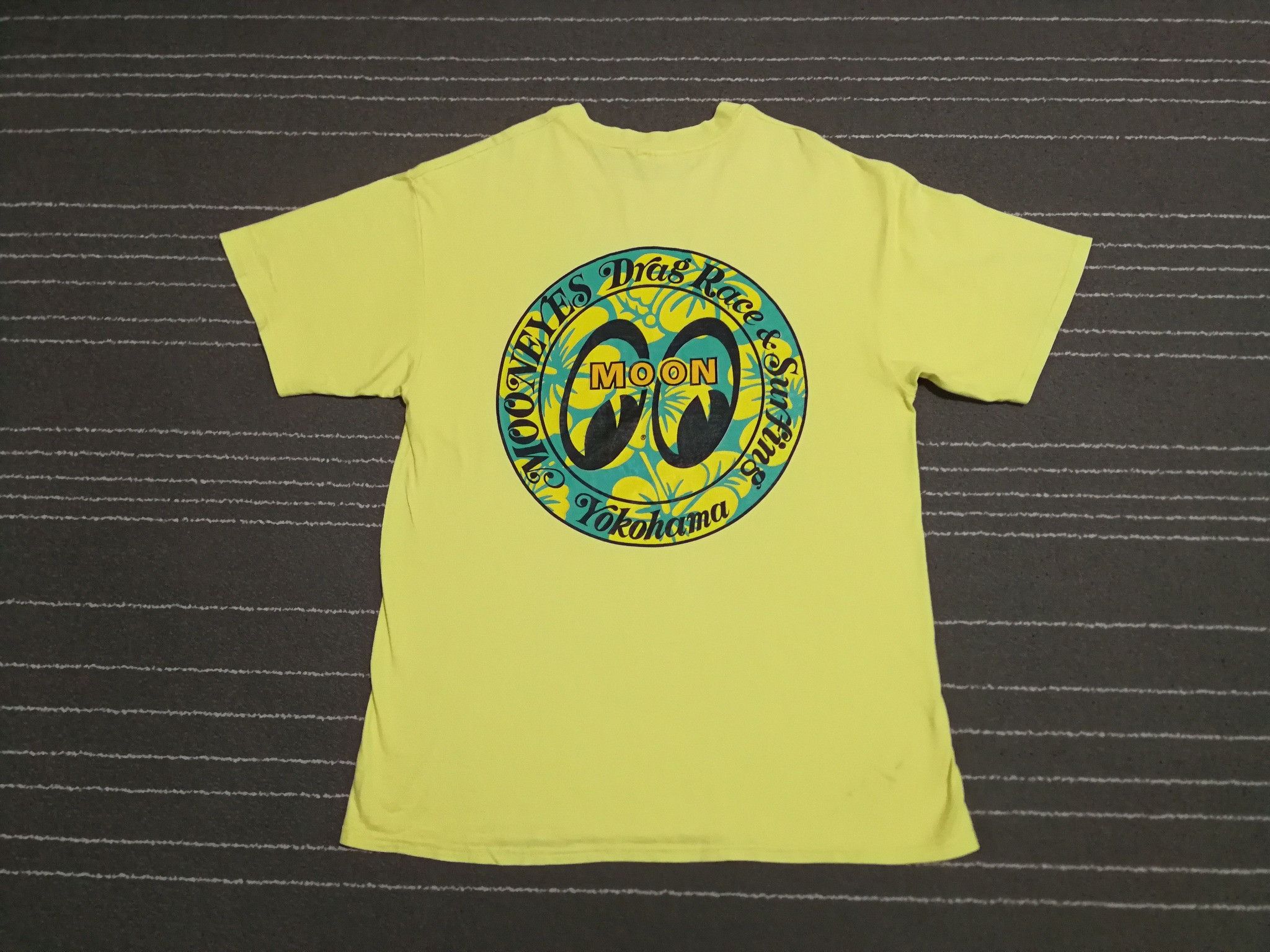 Hanes × Japanese Brand Vintage Hanes MOONEYES yokohama M 2075 Size US M / EU 48-50 / 2 - 1 Thumbnail