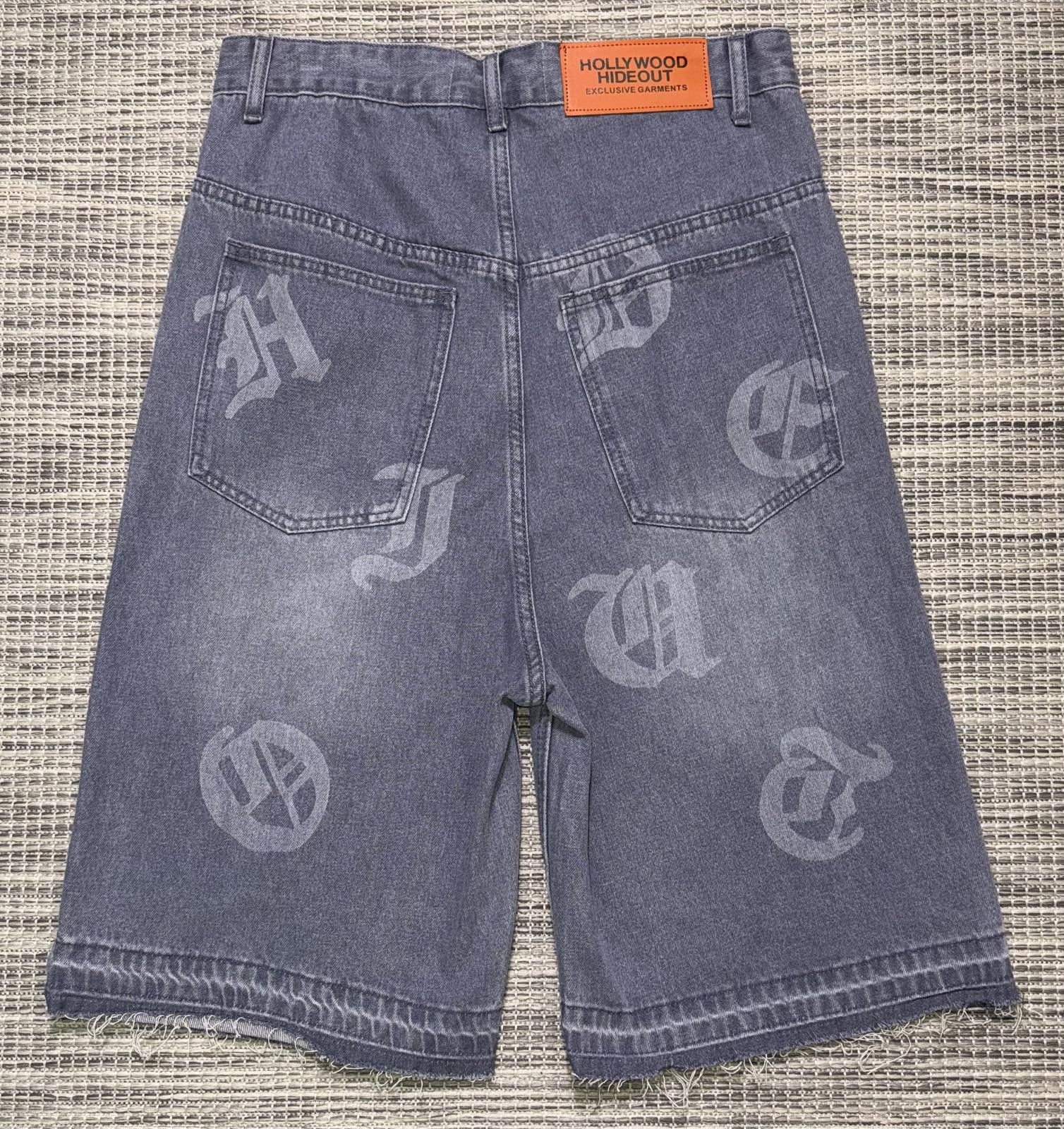 Other Hollywood Hideout Grey Denim Jorts Size US 30 / EU 46 - 3 Thumbnail