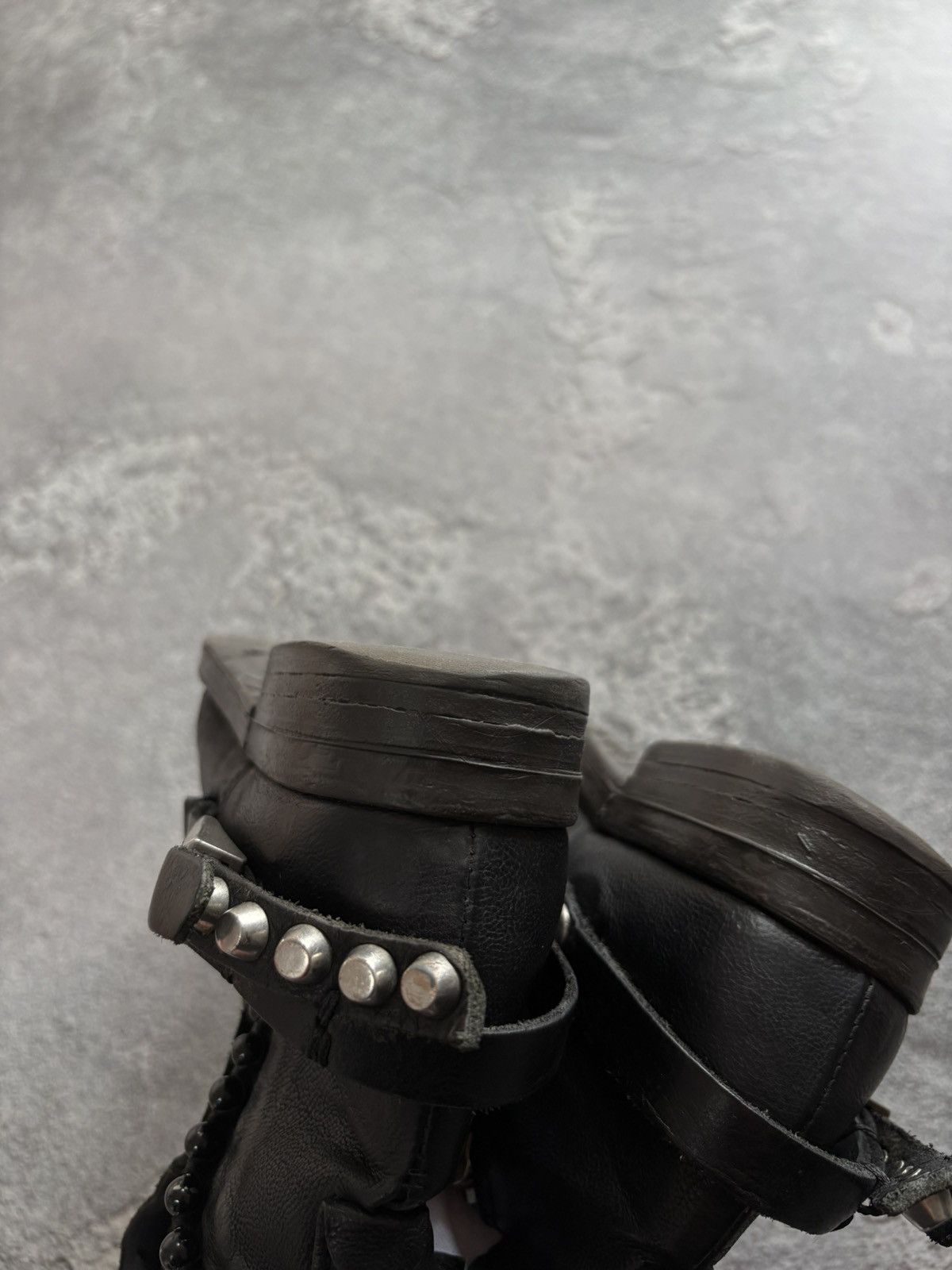 A.S.98 A.S.98 Airstep Avant Garde Ankle Biker Black Boots sz 39 Size US 9 / IT 39 - 14 Thumbnail