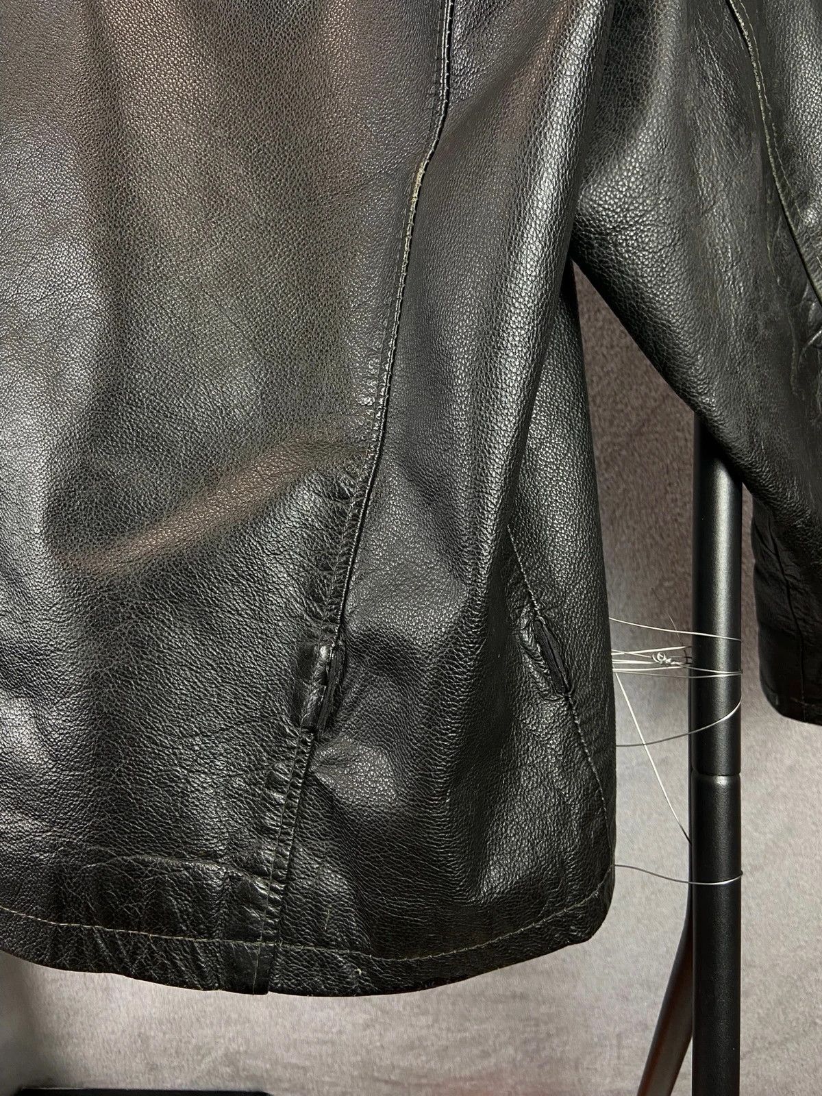 Route 66 Route 66 Oversized Leather Jacket Black Y2K Size US L / EU 52-54 / 3 - 6 Thumbnail