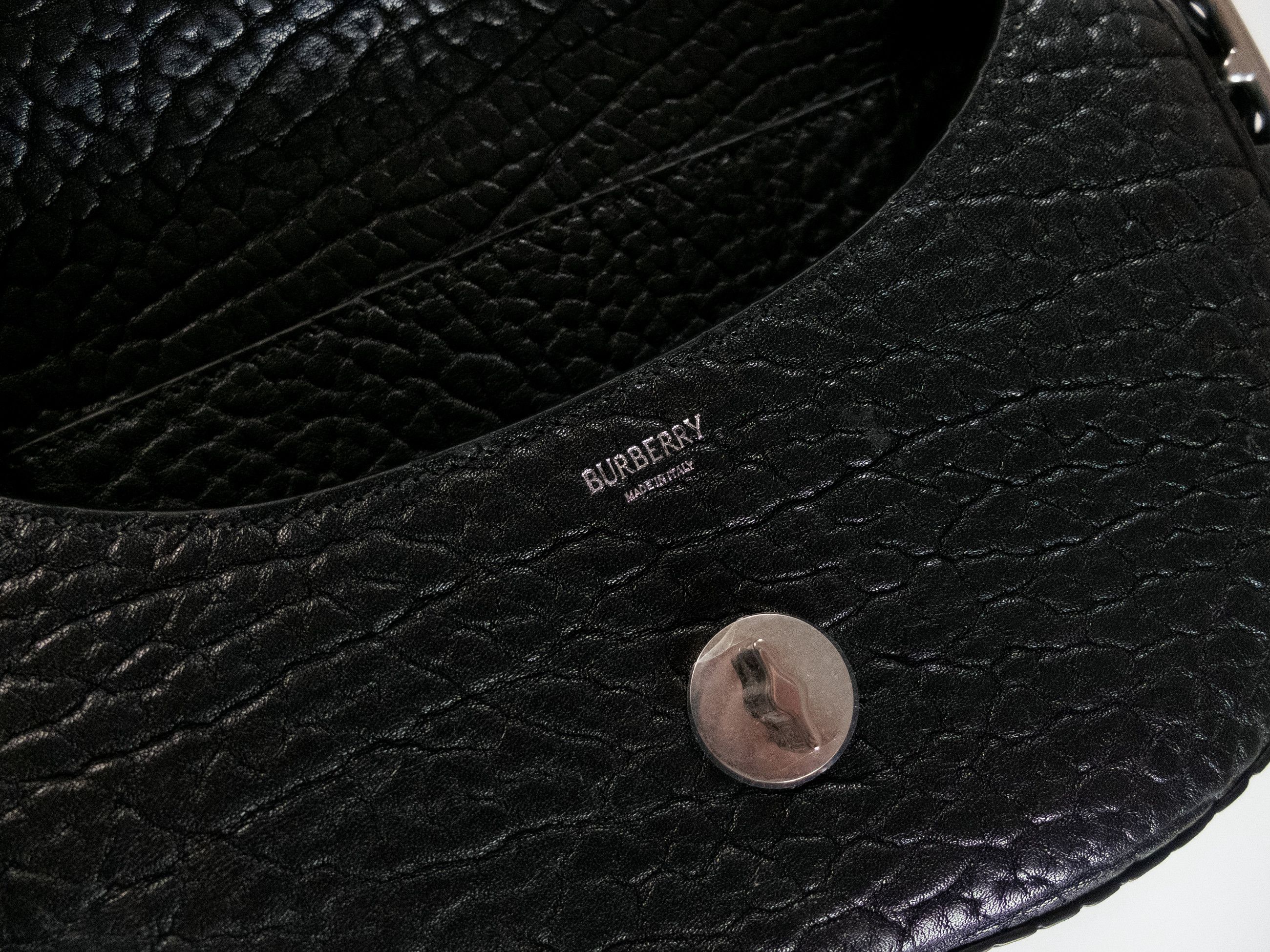 Burberry BURBERRY Chess small black leather crossbody bag Daniel Lee Size ONE SIZE - 11 Thumbnail