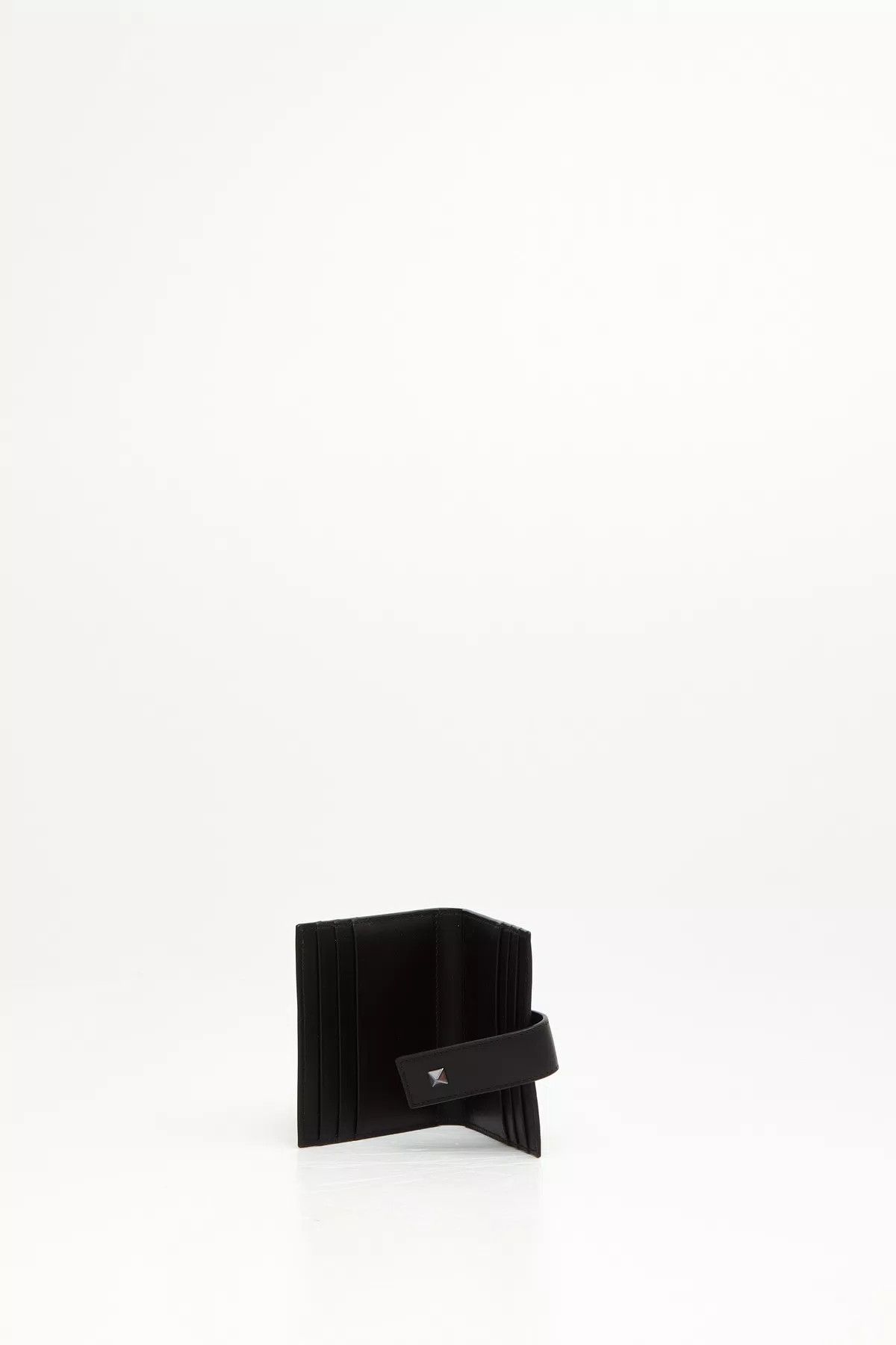 Valentino oc11z0625 Size: OS/Rockstud Polka Dot Card Holder in Black Size ONE SIZE - 2 Thumbnail