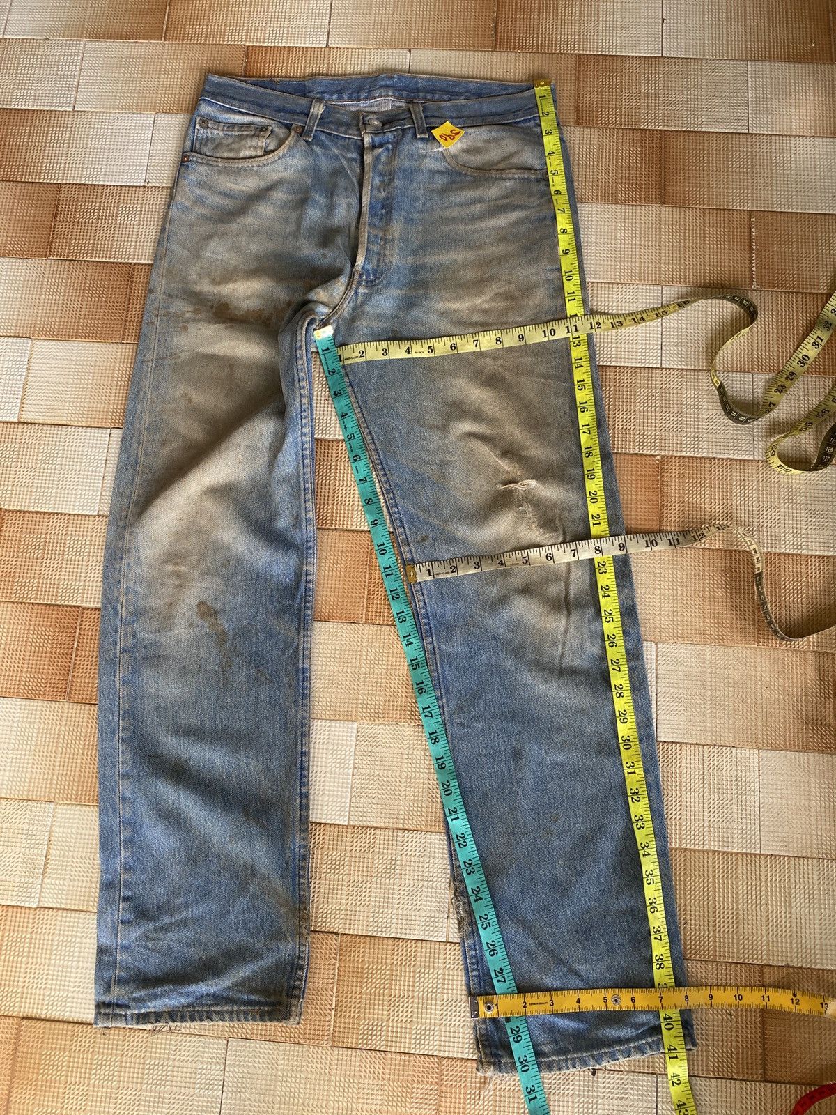 Levi's Vintage Clothing × Vintage Vintage Levi’s 501 made in usa denim Size US 33 - 12 Thumbnail