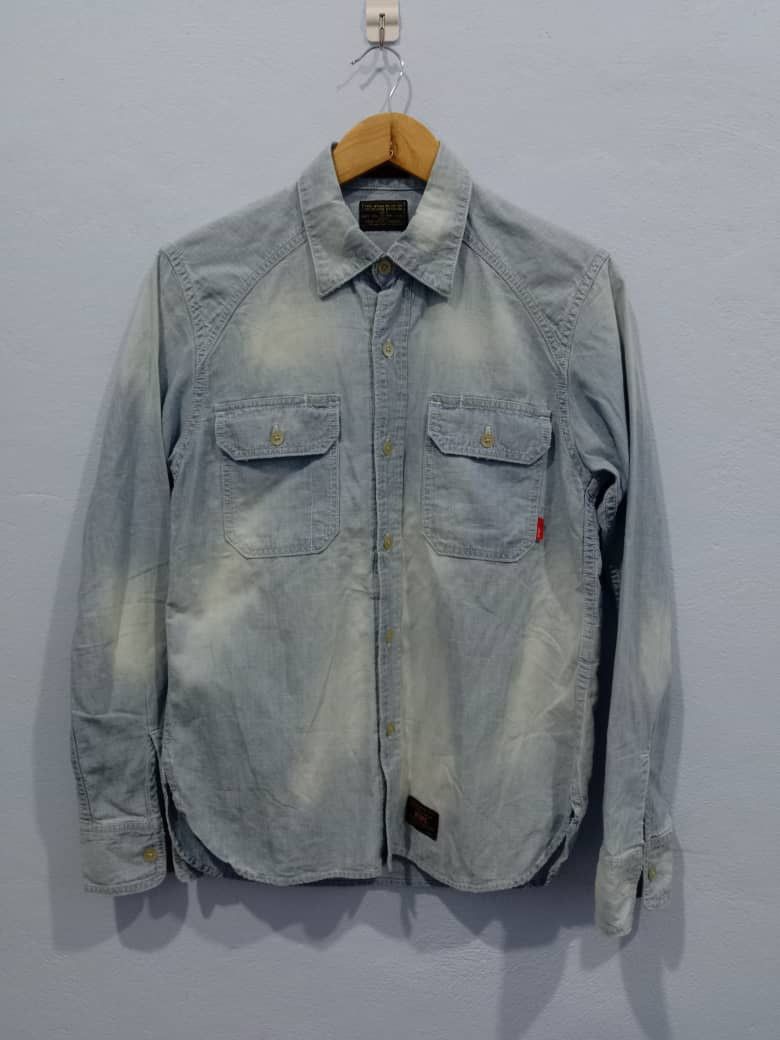 WTAPS DENIME CHAMBRAY SHIRT MADE IN JAPAN SMALL SIZE