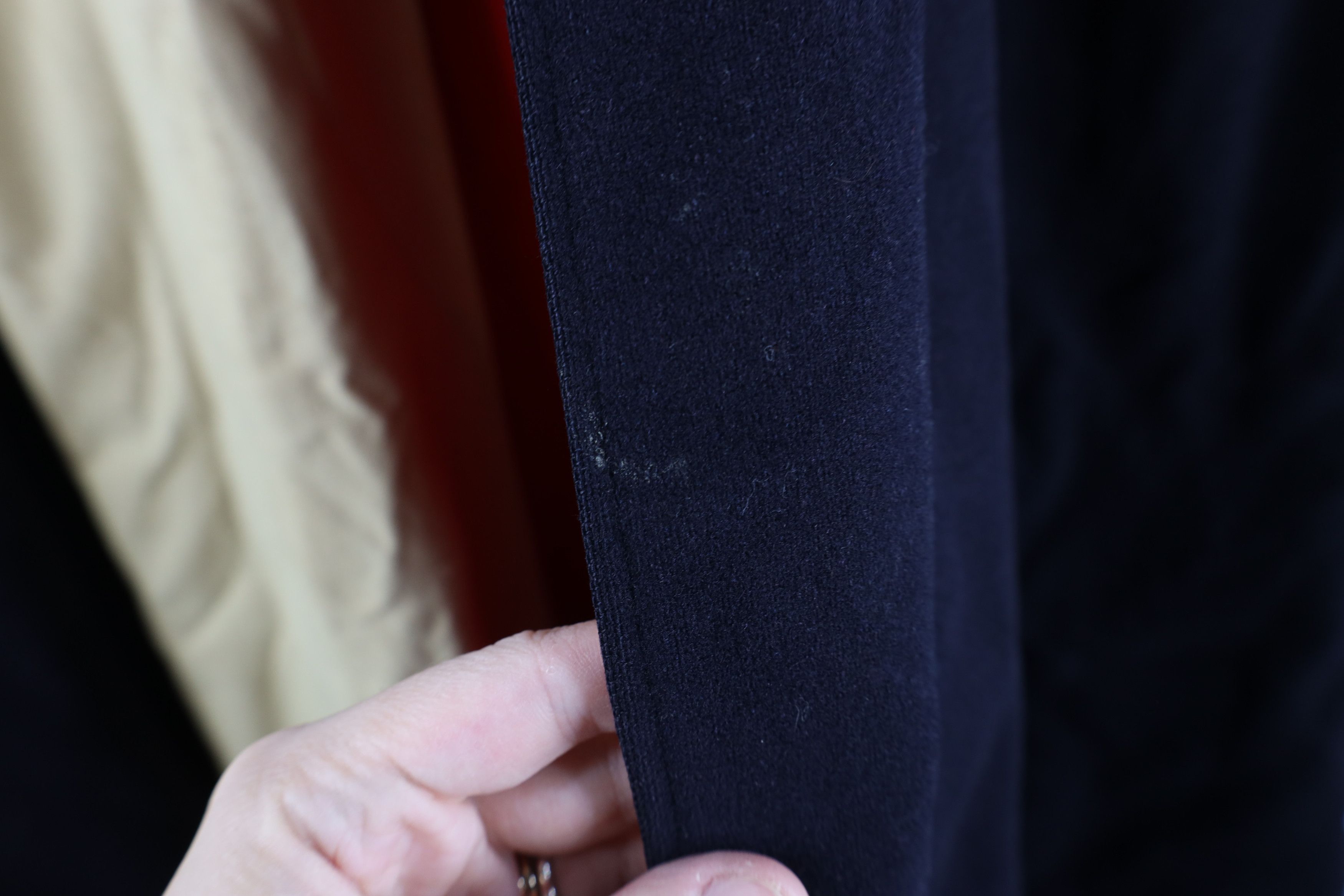 Vintage Vintage 30s 40s Wool Military Band Cape Nurse Cloak Womens Size ONE SIZE - 9 Thumbnail