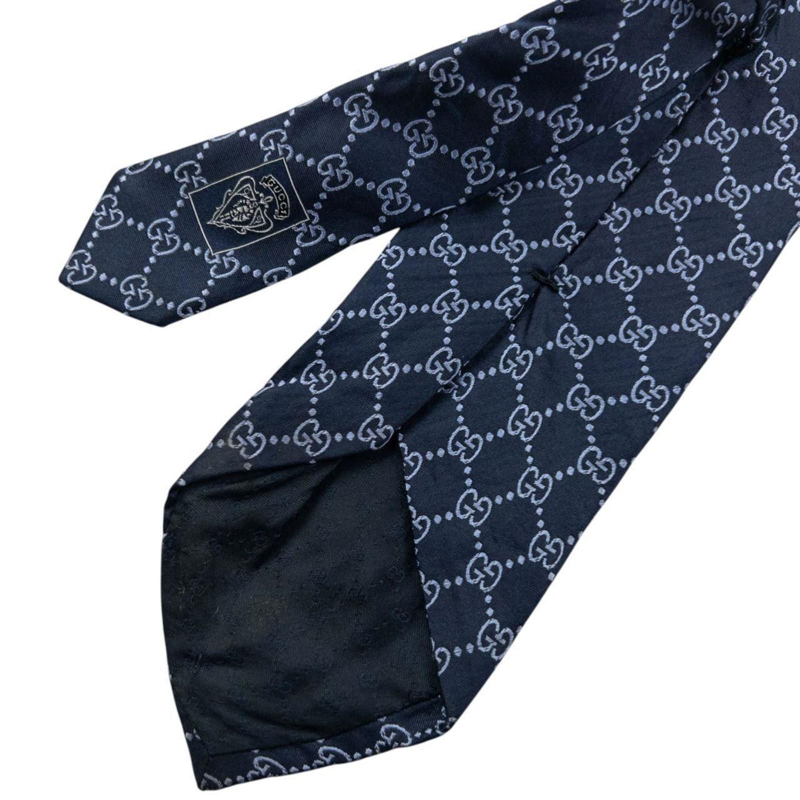 Gucci Vintage 2000sGucci Monogram Silk Tie Size ONE SIZE - 5 Thumbnail