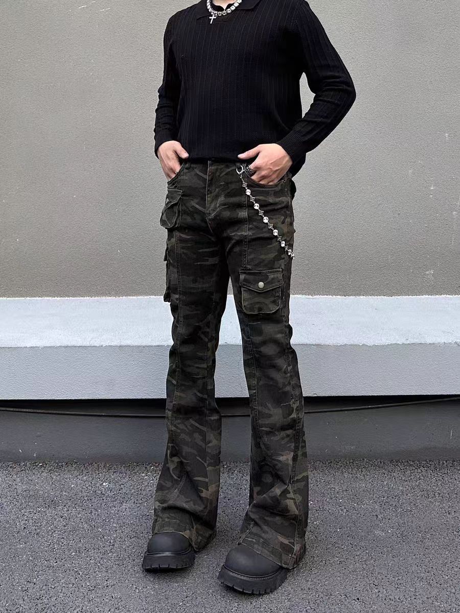 Jean Camouflage Casual Pants Size US 32 / EU 48 - 5 Thumbnail
