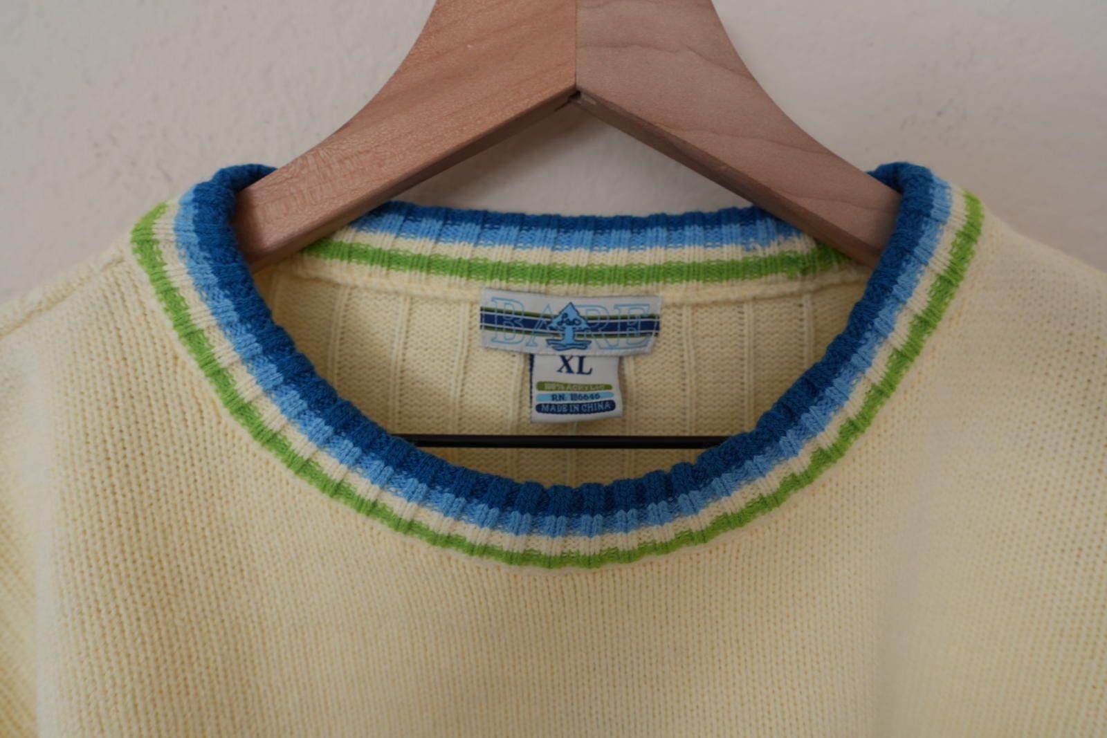 Bare Fox Bare Fox Sweater Women's XL Cream Knit Striped NWT Size XL / US 12-14 / IT 48-50 - 4 Thumbnail