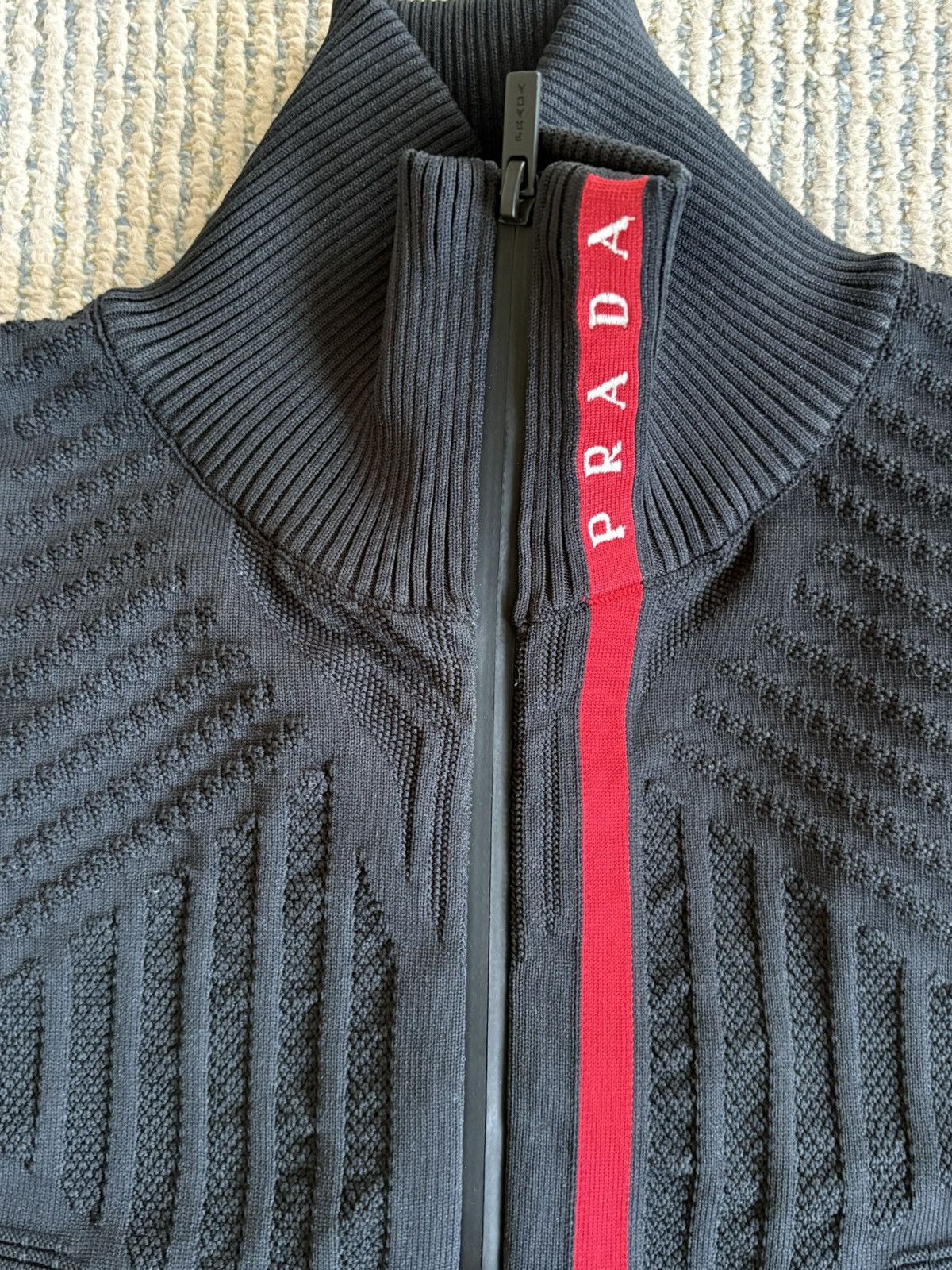 Prada Tech Rec Re-Nylon Piqué Sleeveless Top Size S / US 4 / IT 40 - 3 Thumbnail