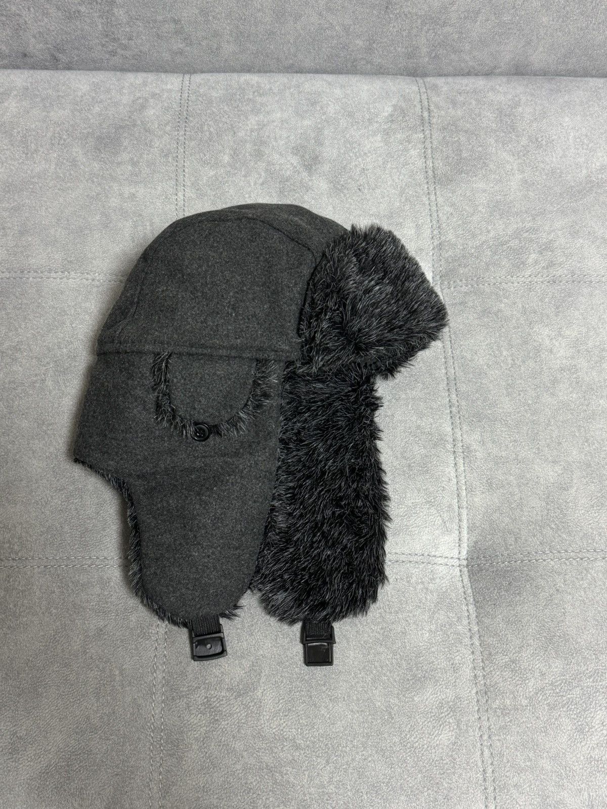Vintage Vintage Retro Trapper Fur Y2K Fluffy Hat Ushanka Faux USA Size ONE SIZE - 3 Thumbnail