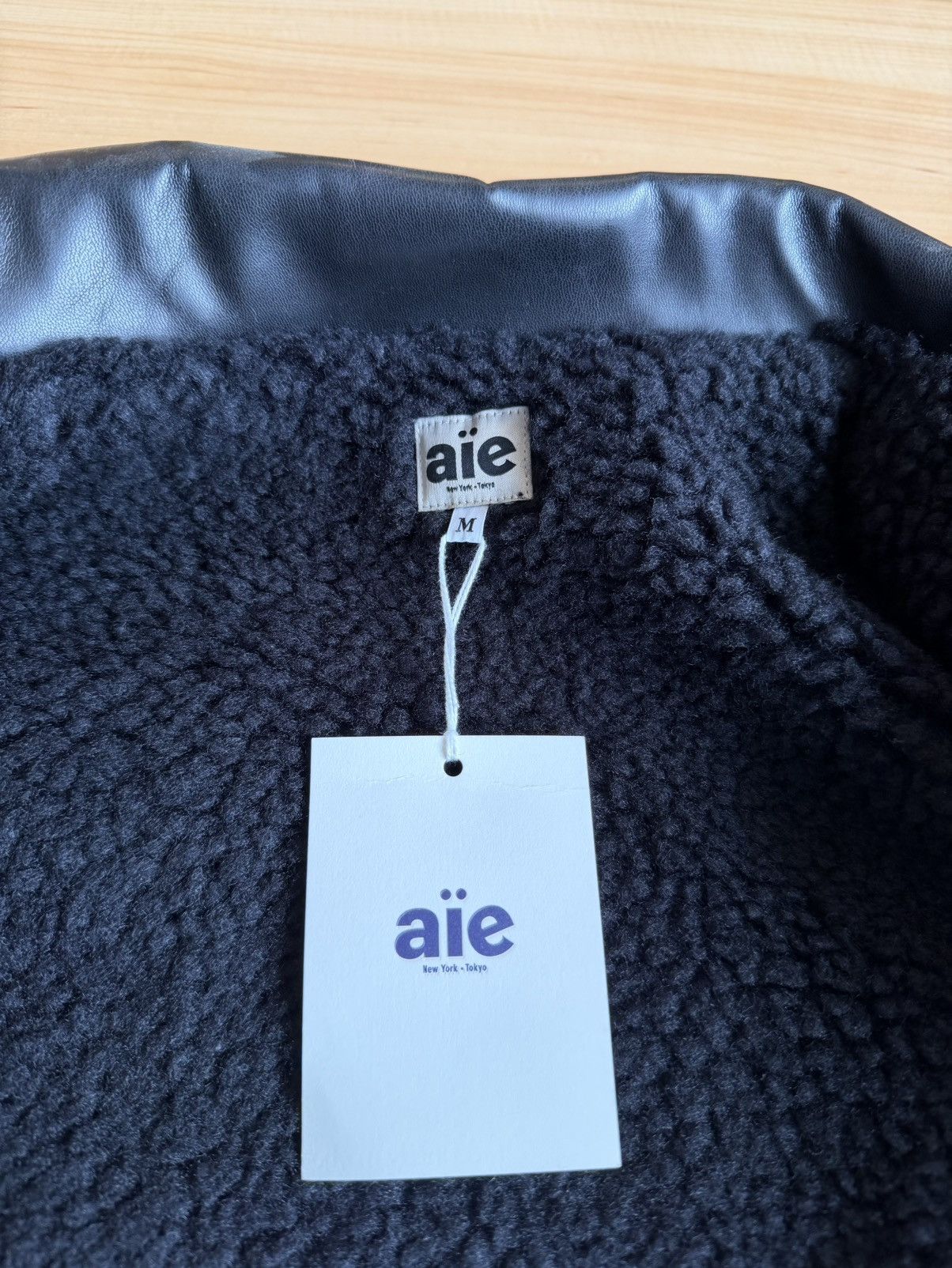 Nepenthes Nepenthes AÏE FAZ Jacket Black Synthetic Leather Size US M / EU 48-50 / 2 - 8 Thumbnail