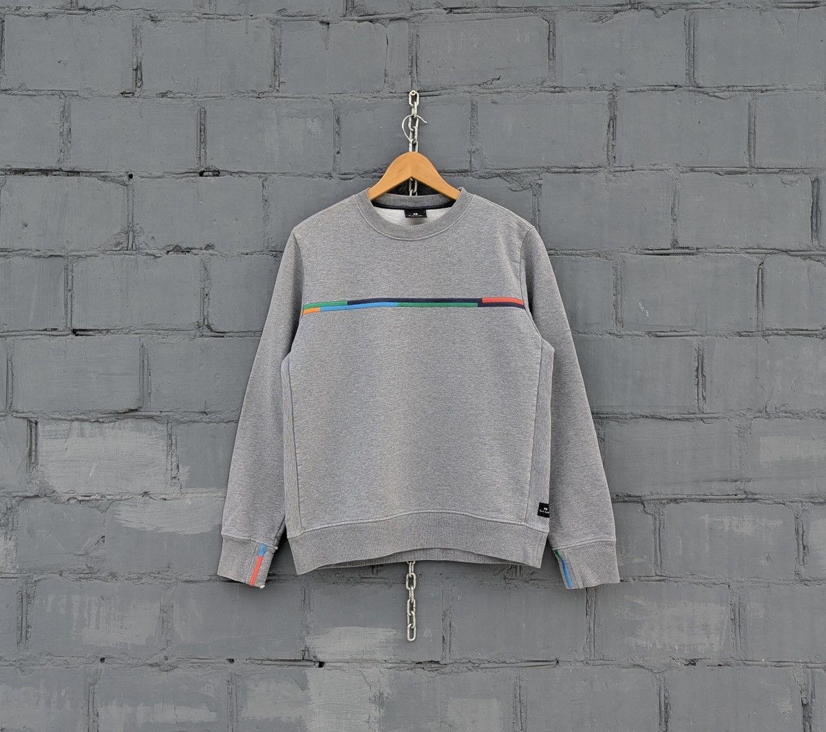 Paul Smith Paul Smith Sweatshirt Embroidered Details Size L Worn Size US L / EU 52-54 / 3 - 1 Thumbnail