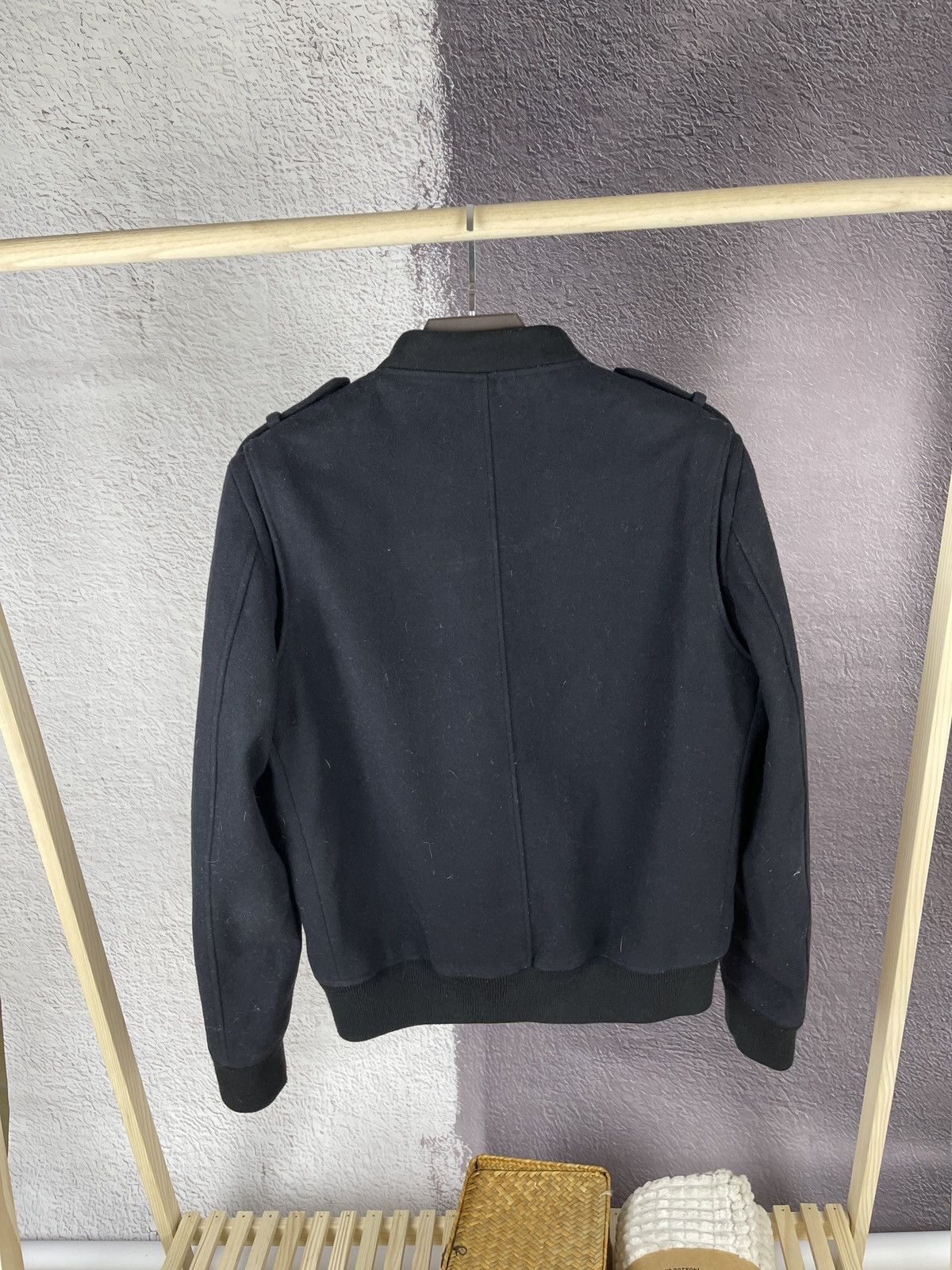 The Kooples The Kooples wool nylon bomber jacket navy/black Size US L / EU 52-54 / 3 - 14 Thumbnail