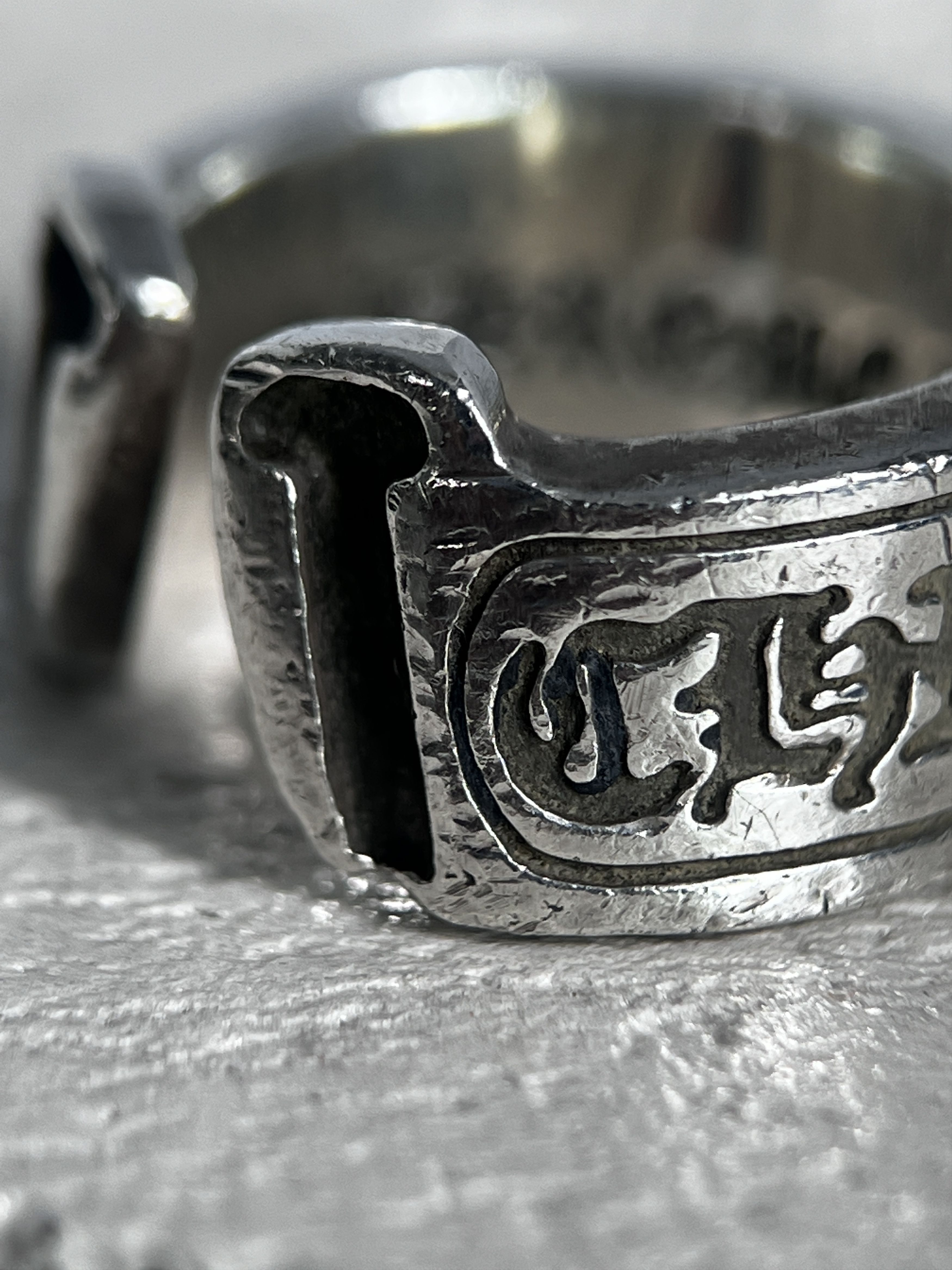 Chrome Hearts Chrome Hearts Scroll Band Ring 925 Sterling Silver Size 7.5 Size ONE SIZE - 10 Thumbnail