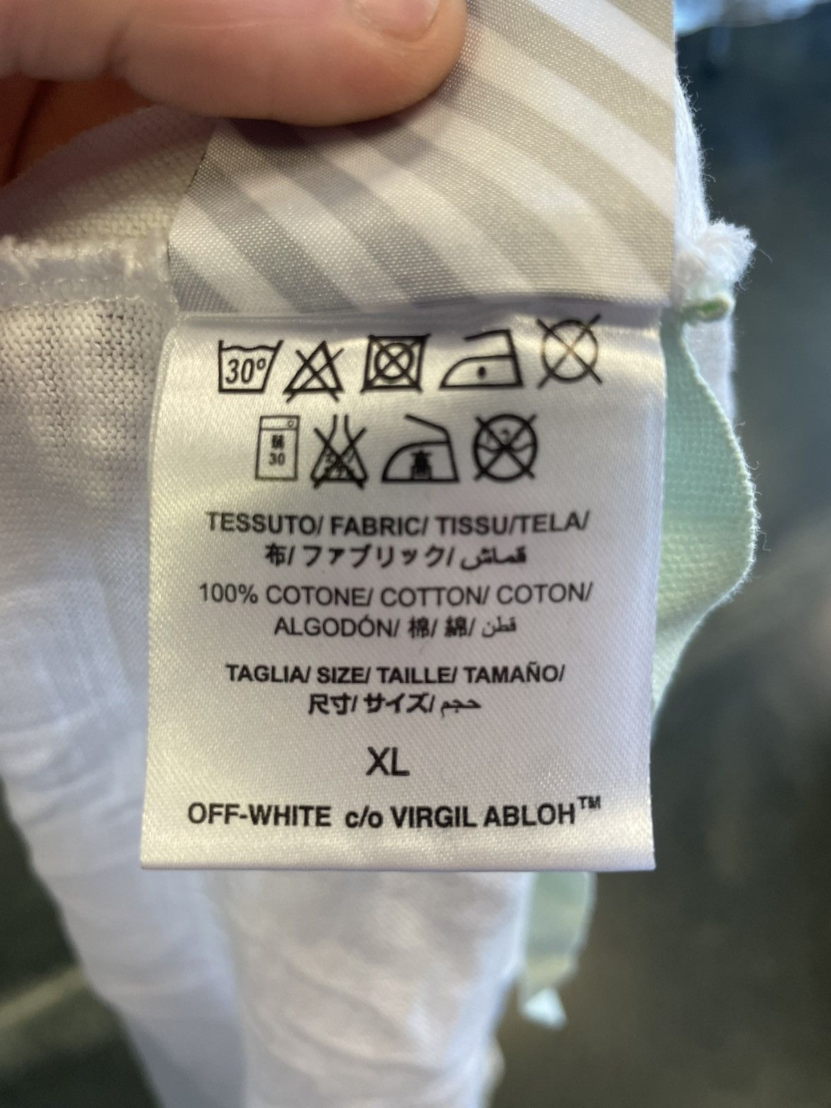 Off-White Off White Mirror Tee Size US XL / EU 56 / 4 - 7 Thumbnail
