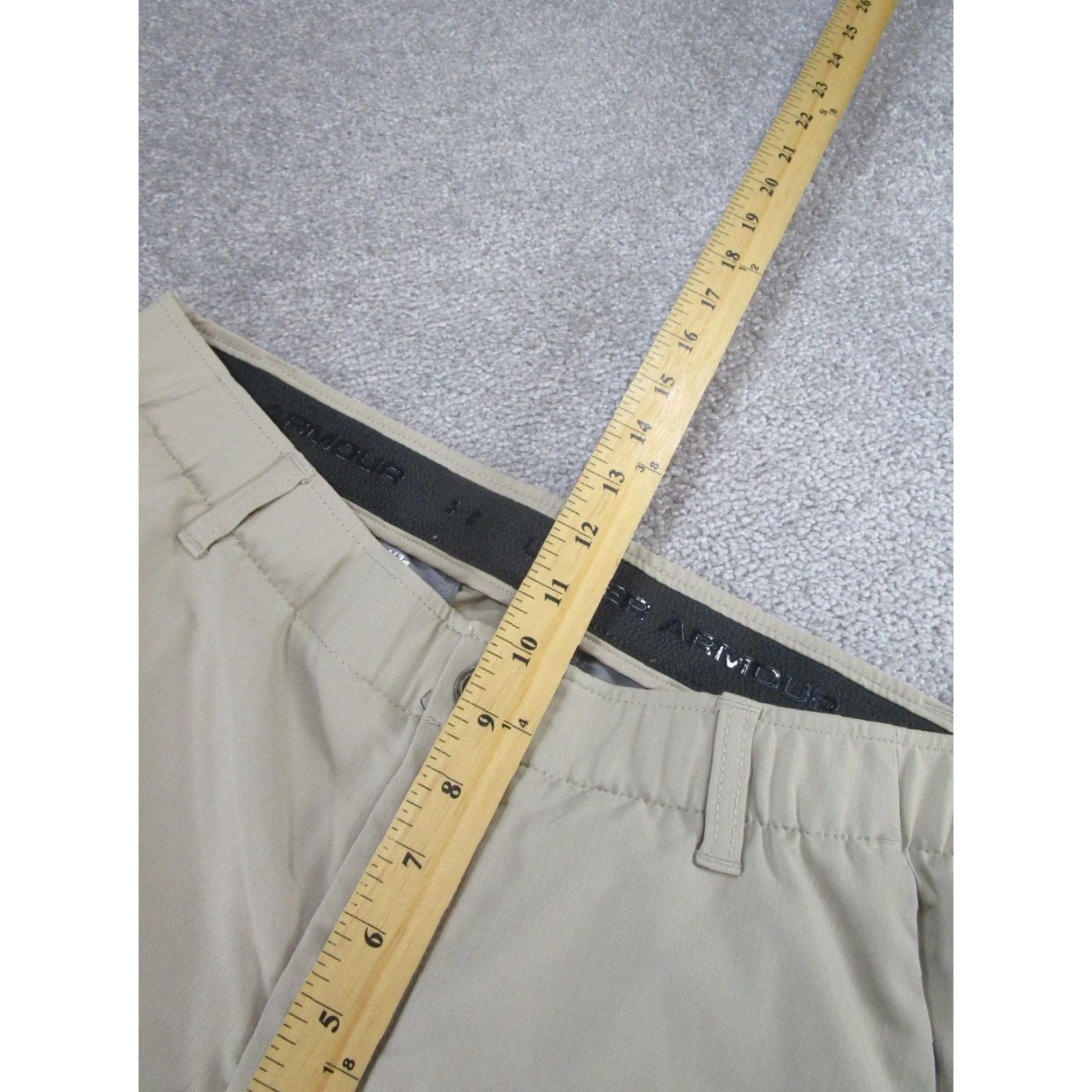 Under Armour Under Armour Pants Mens 34 The Showdown Beige Nylon Blend Lightweight 34x34 Size US 34 / EU 50 - 7 Thumbnail