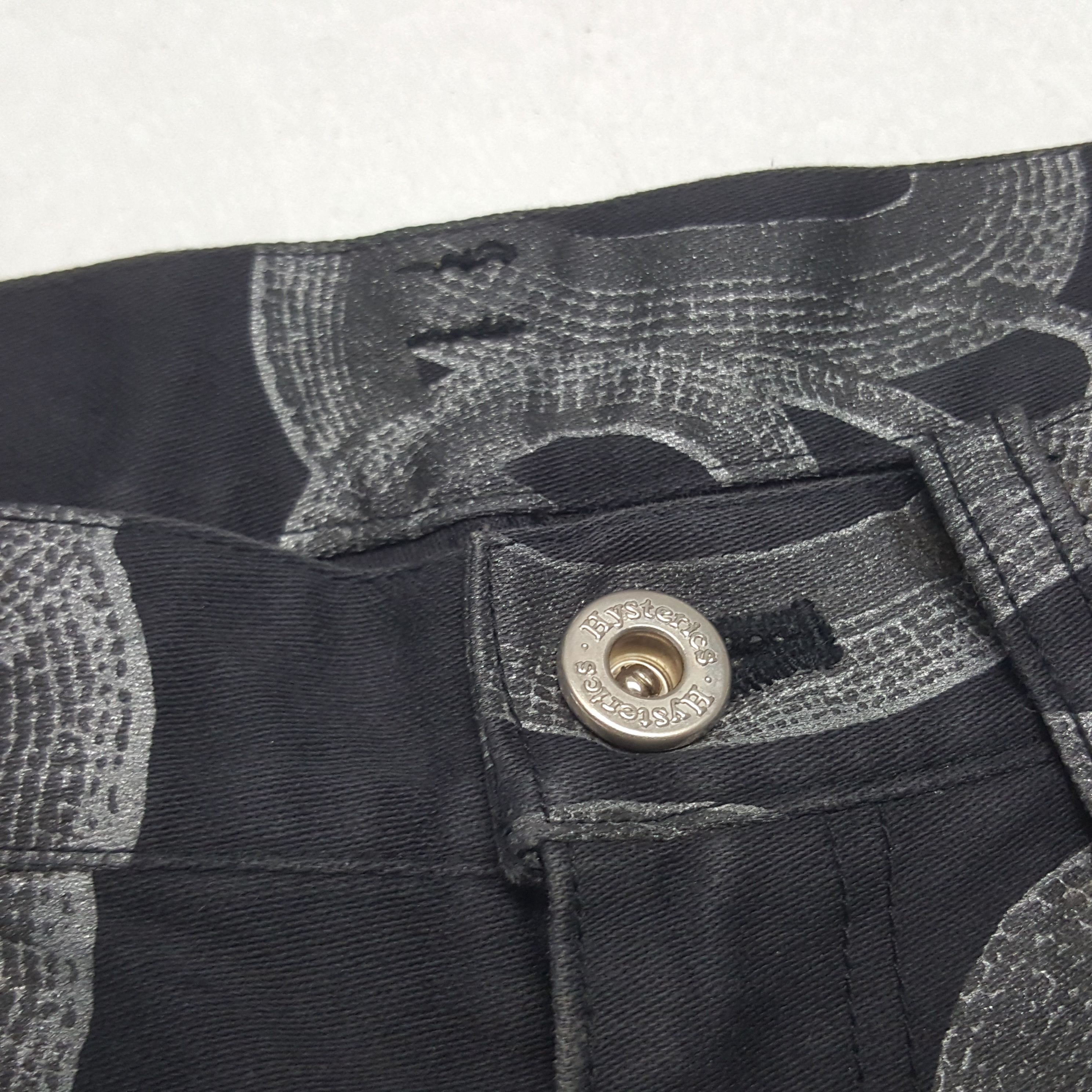 Hysteric Glamour × Japanese Brand × Vintage Vintage Hysteric Glamour Snake Art Japanese Denim Jeans Size 25" / US 0 / IT 36 - 15 Thumbnail