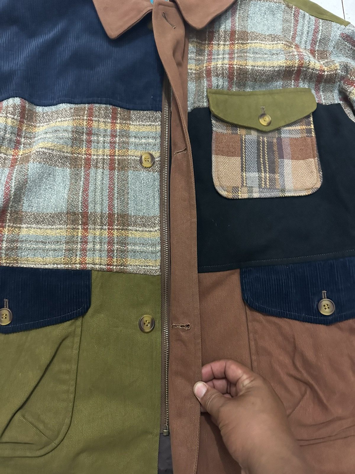 STEALS VTG GER RUFFINI Patchwork jacket