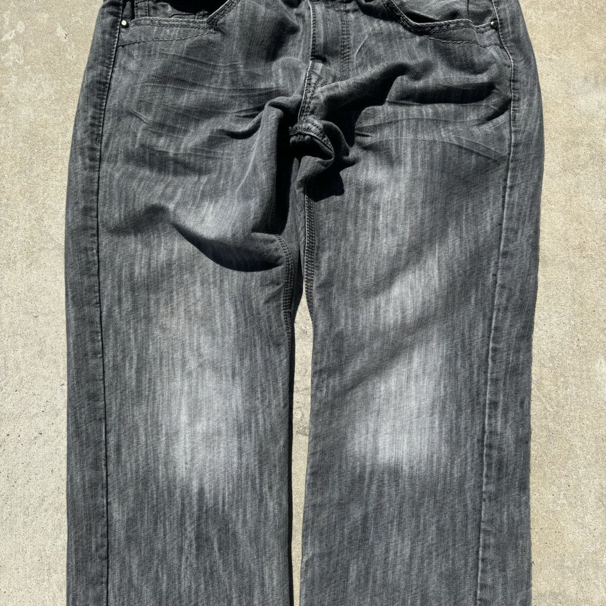 Helix × JNCO × Southpole Vintage 90s Vertical Denim Black Skater Helix Jeans 36 Size US 36 / EU 52 - 11 Thumbnail
