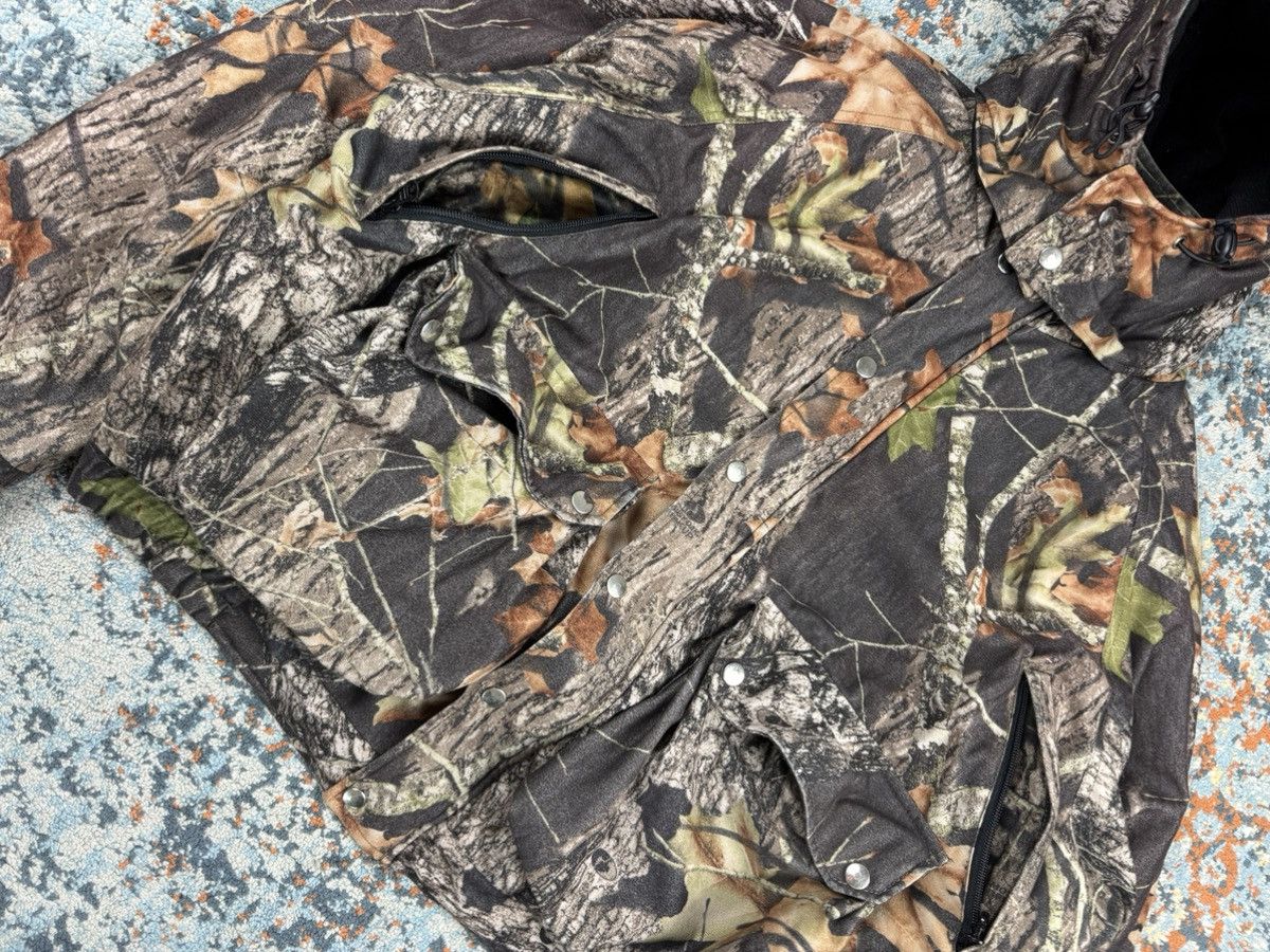 Mossy Oaks × Realtree × Vintage Vintage 90s Mossy Oak print boxy cargo booded hunting jacket Size US L / EU 52-54 / 3 - 15 Thumbnail